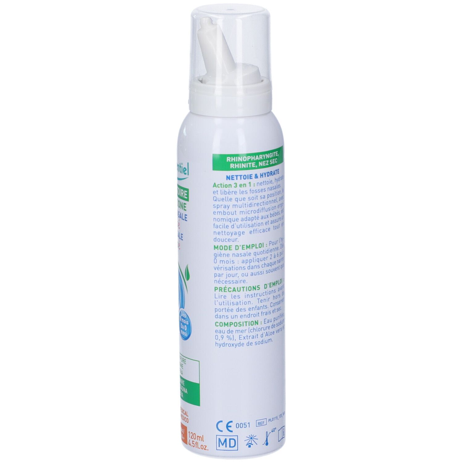 Puressentiel Spray Bebe' Aloe Vera Respirazione Igiene Nasale Puffi Bambini