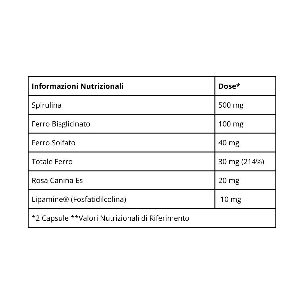 Inner® Ferro + Spirulina Liposomiale