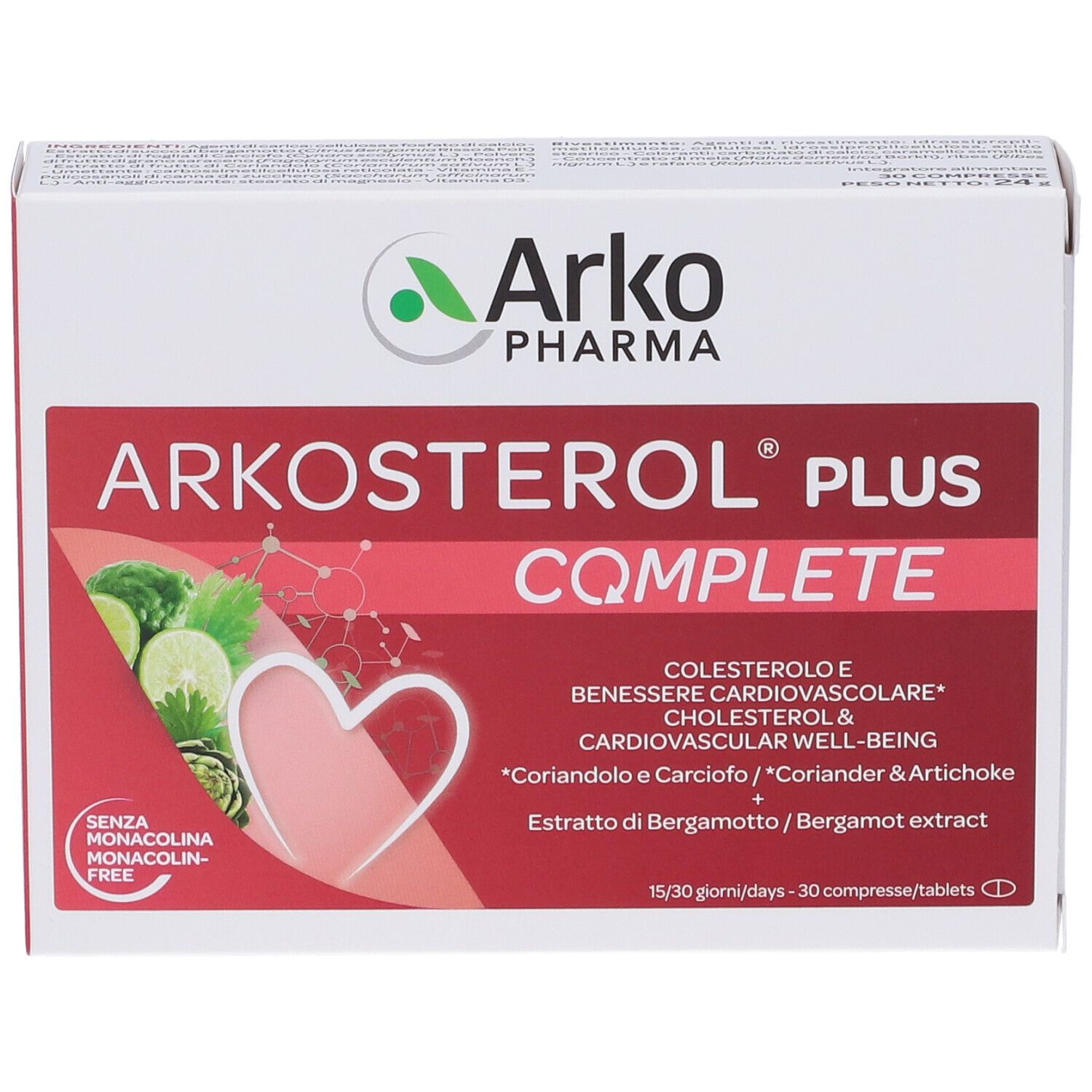 Arko Pharma Arkosterol Plus Complete Compresse