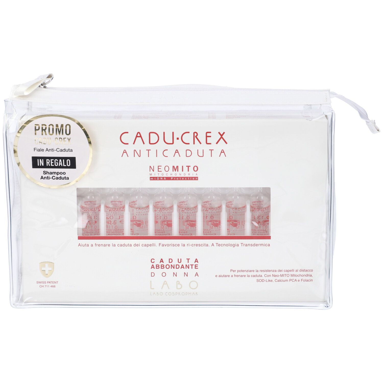 Promo Cadu-Crex Neo Mito Caduta Abbondante Donna 20 Fiale Da 3,5 Ml+ Omaggio Shampoo 150 Ml - risparmia il 20% con il codice: SWISSE20