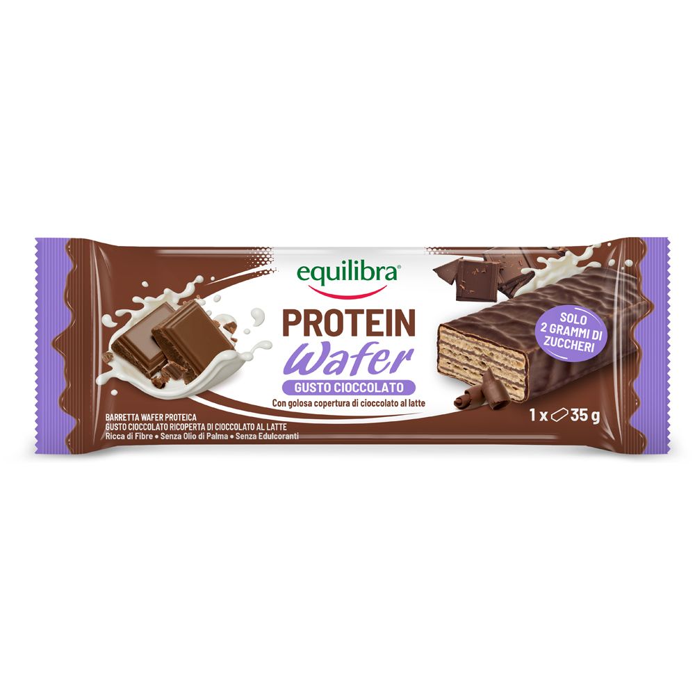Equilibra Protein Wafer Barretta Gusto Cioccolato