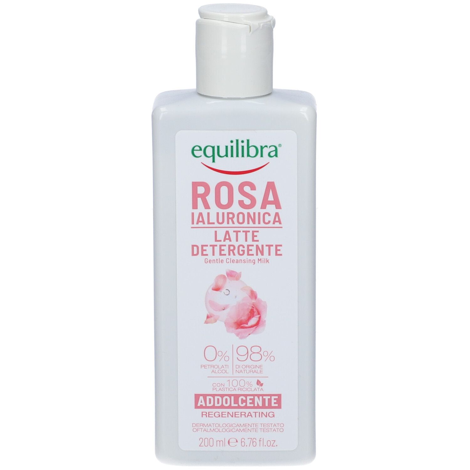 Equilibra Rosa Ialuronica Latte Detergente
