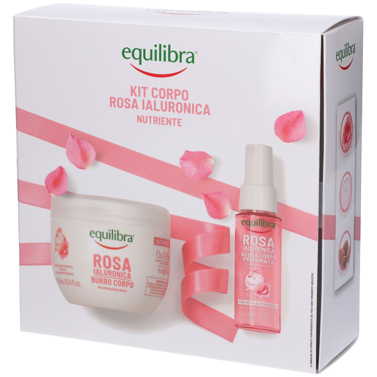 Equilibra Rosa Ialuronica Kit Corpo Nutriente