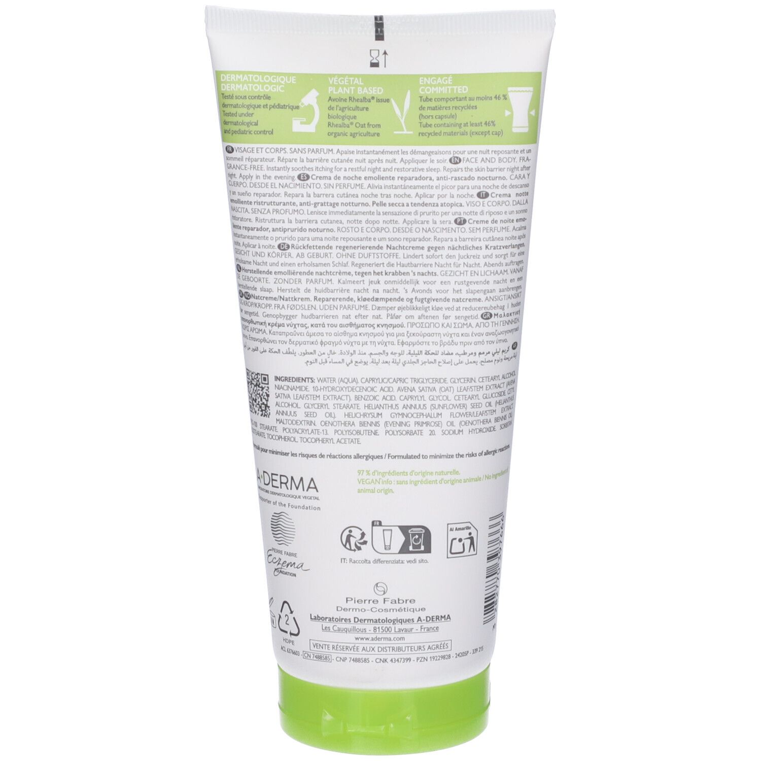 Exomega Control Crema Notte