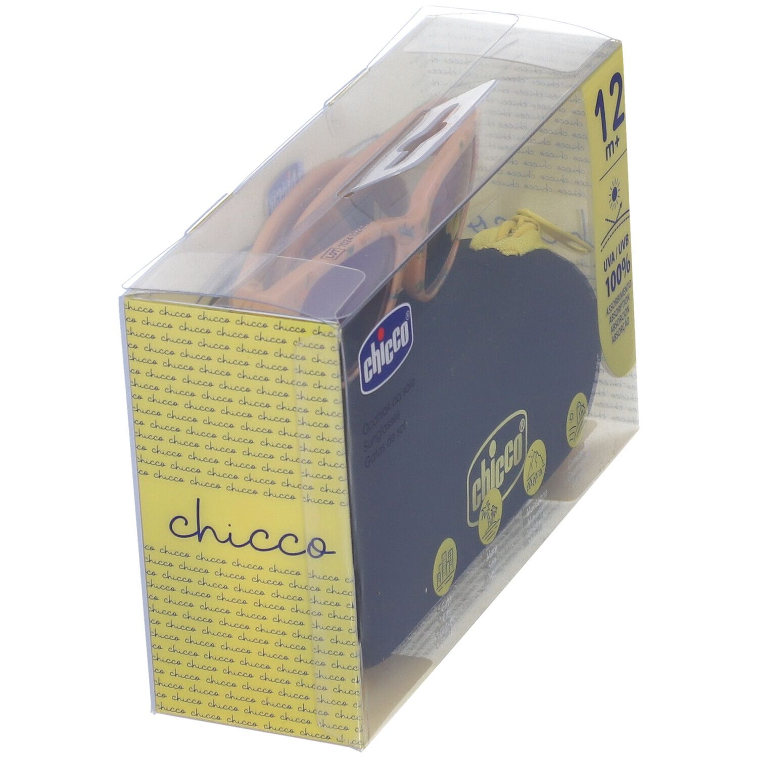 Chicco Occhiali da Sole 12+ Mesi Montatura Arancione Lenti a Specchio