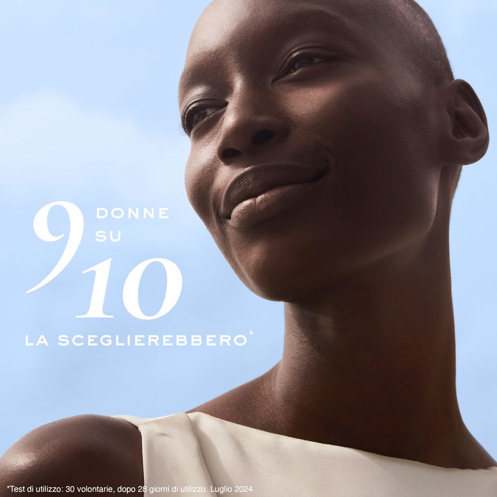 Ritratto di una donna. Testo: 9 su 10 la sceglierebbero.