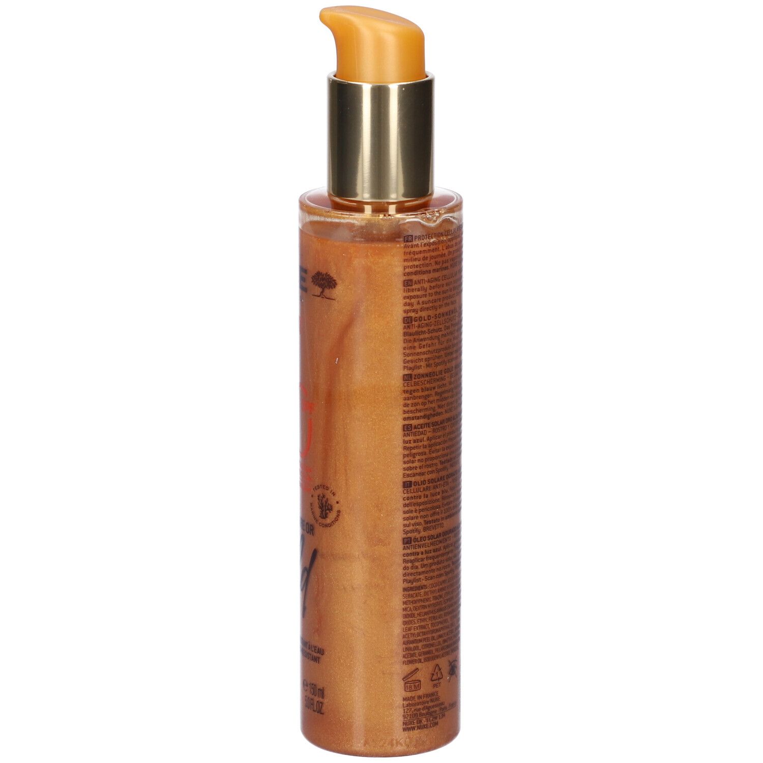 NUXE SUN Olio Solare Dorato Alta Protezione SPF30