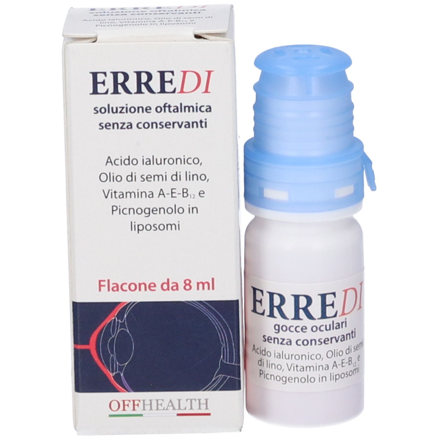 Erredi Soluzione Oftalmica Senza Conservanti 8 Ml