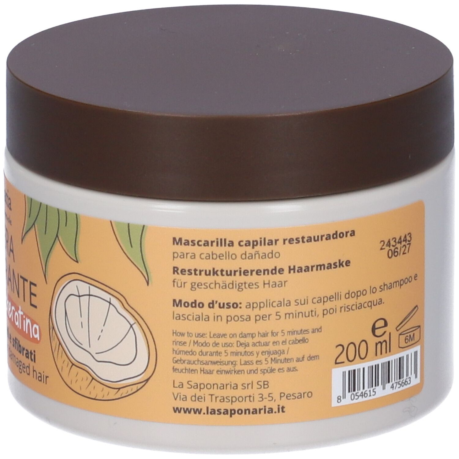 Maschera capelli ristrutturante