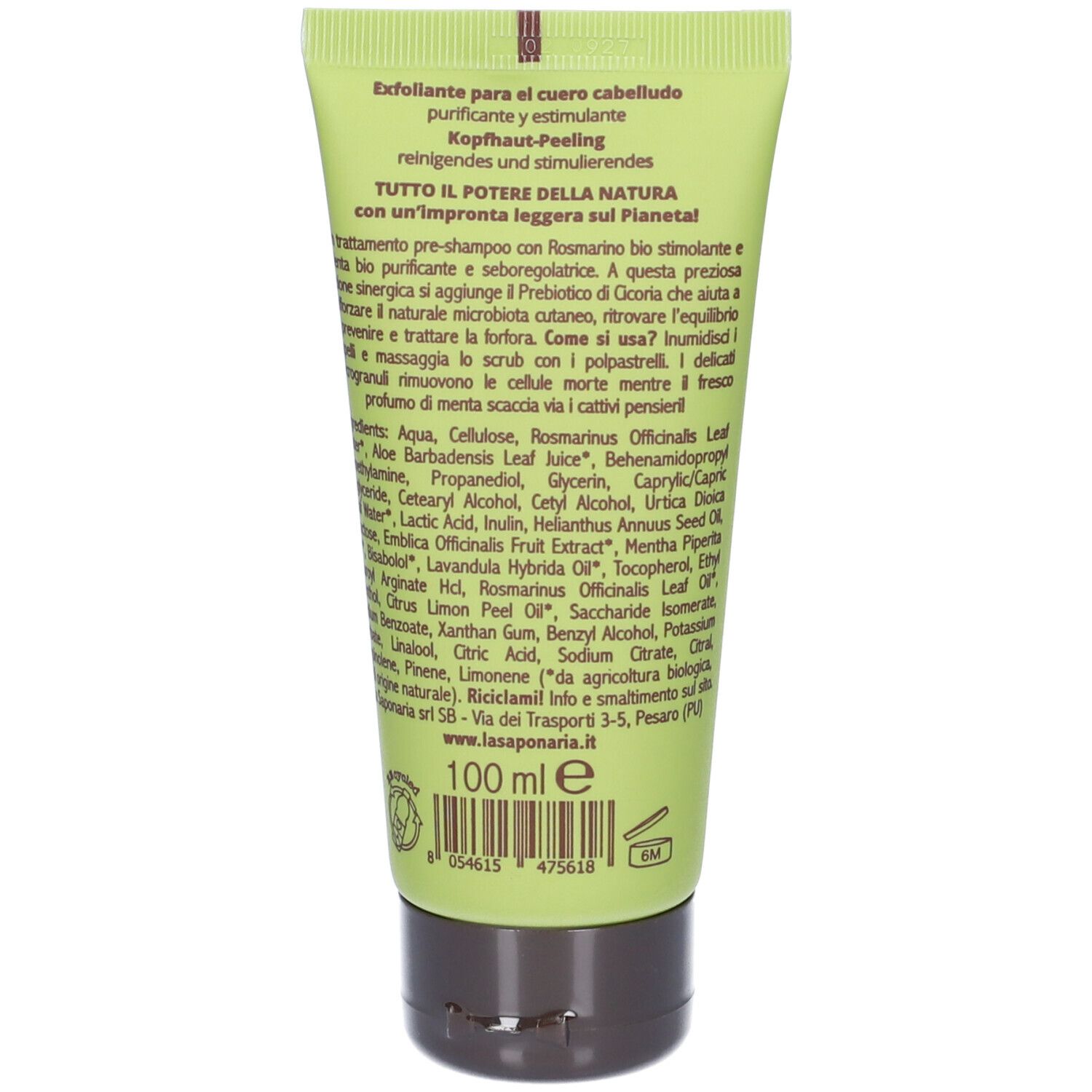 Scrub cuoio capelluto Detox Rosmarino