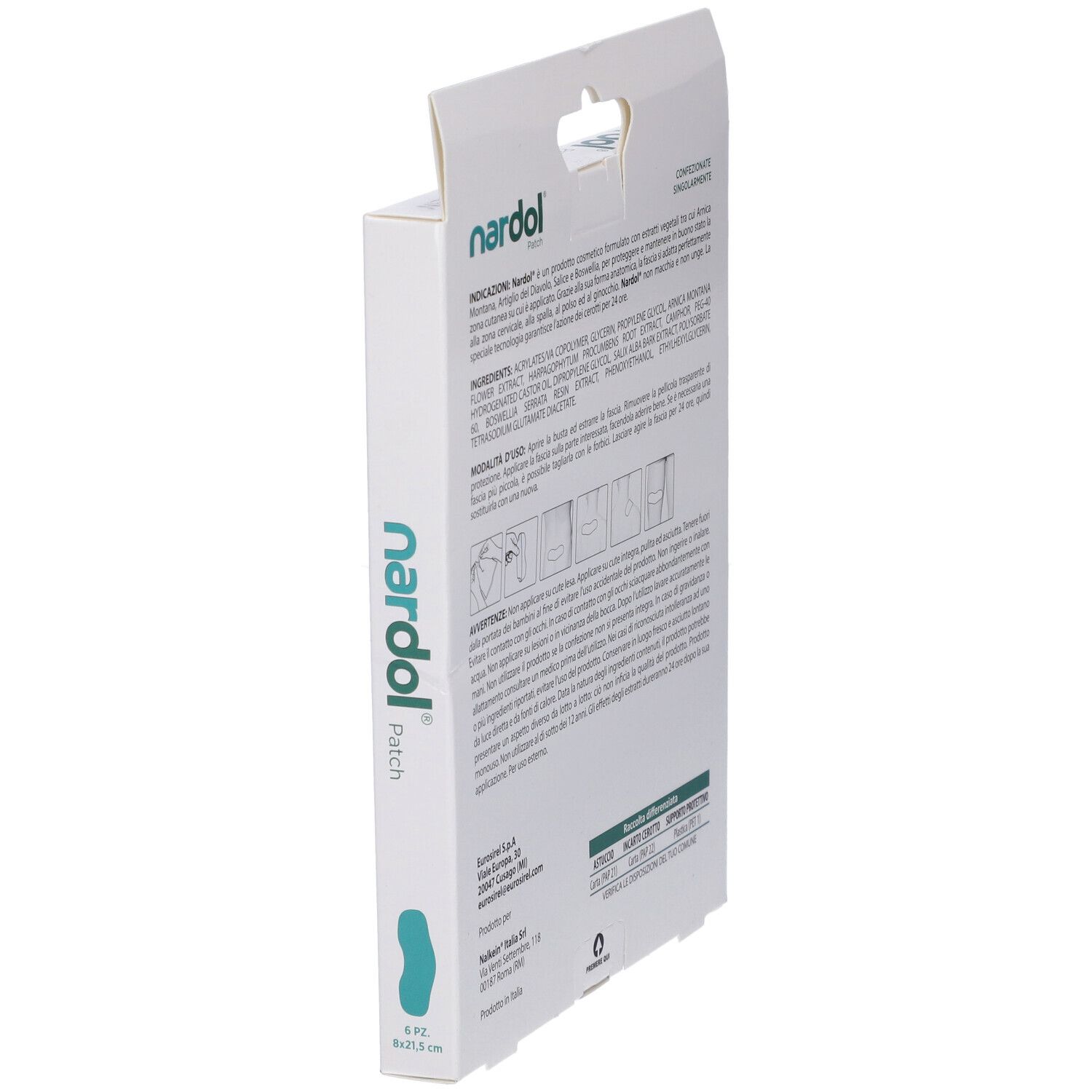 Nardol Patch 6 Pezzi