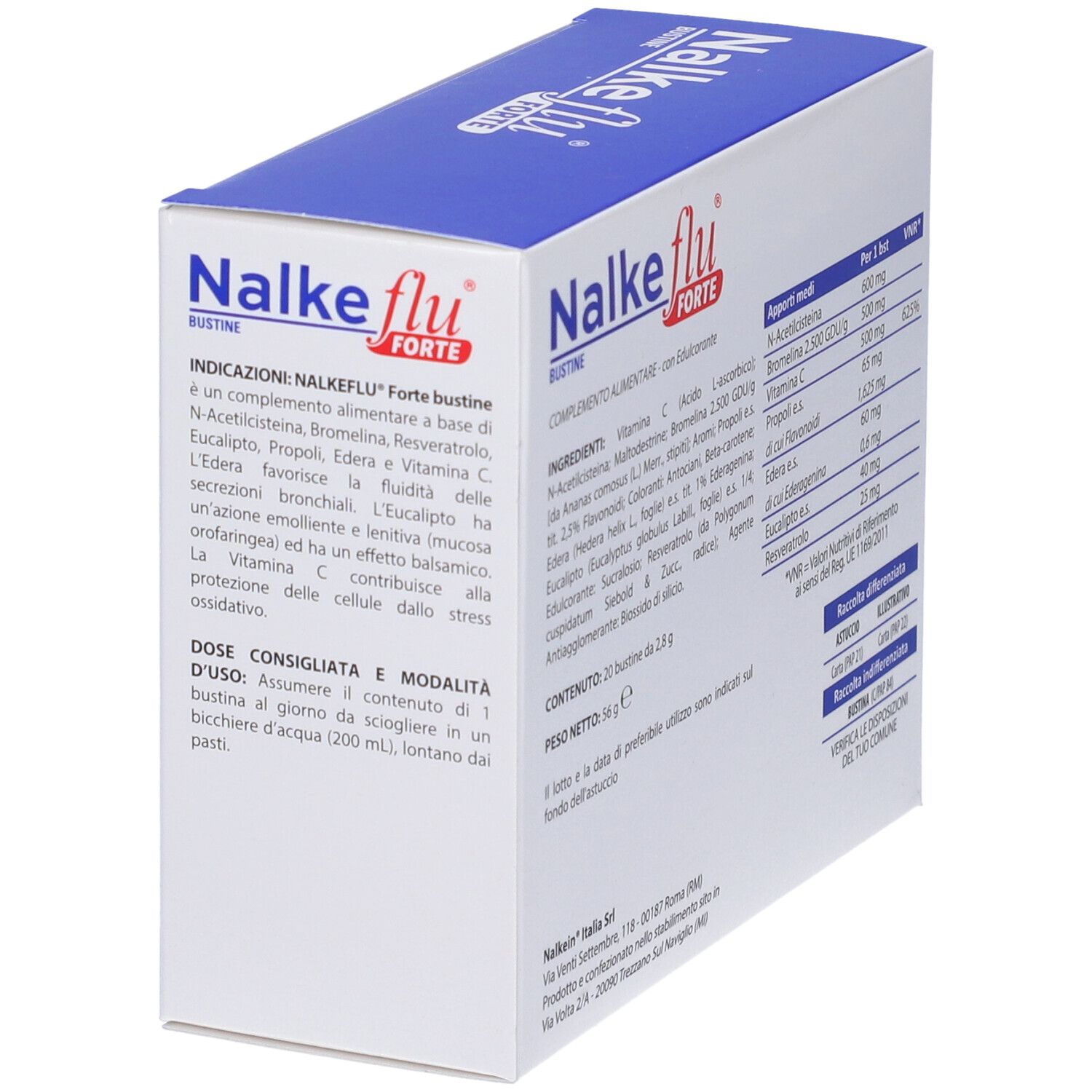 Nalkeflu Forte 20 Bustine