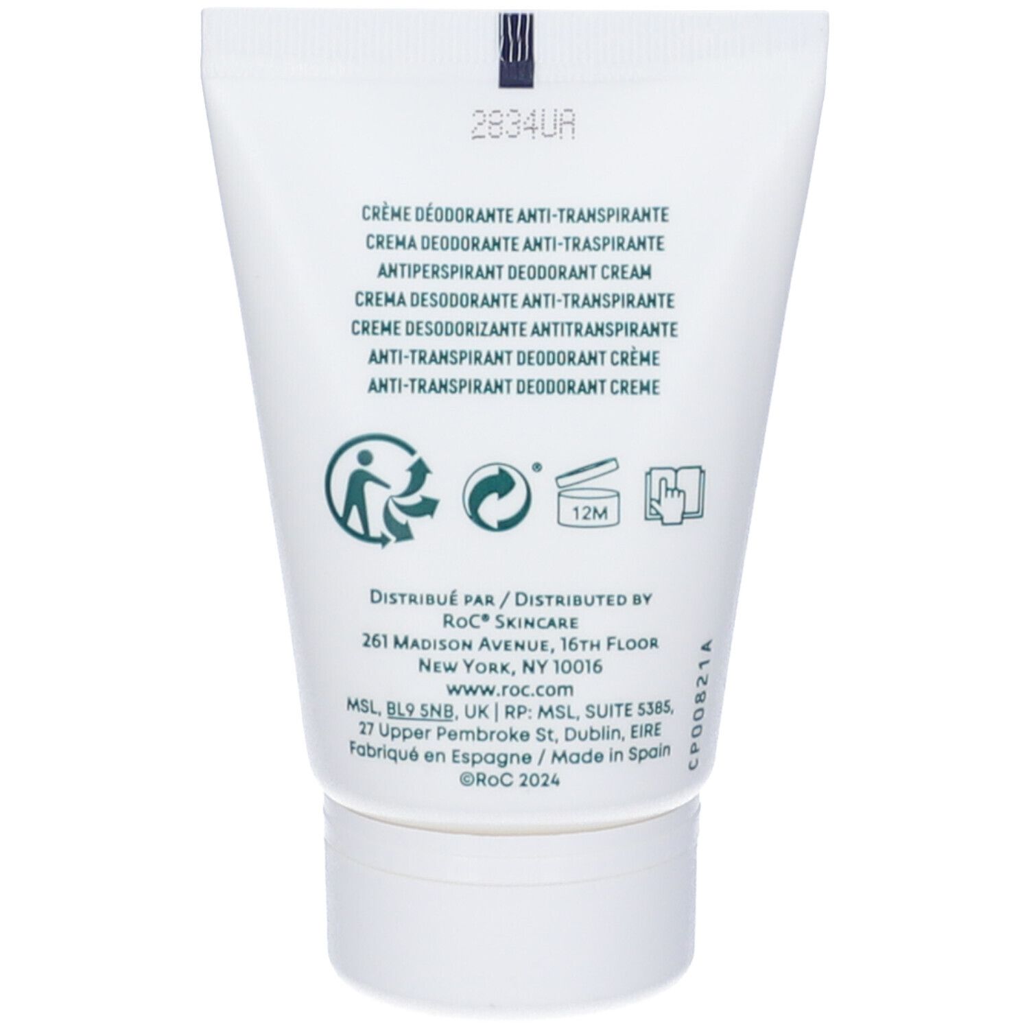 Roc Keops Crema Deodorante Antitraspirante