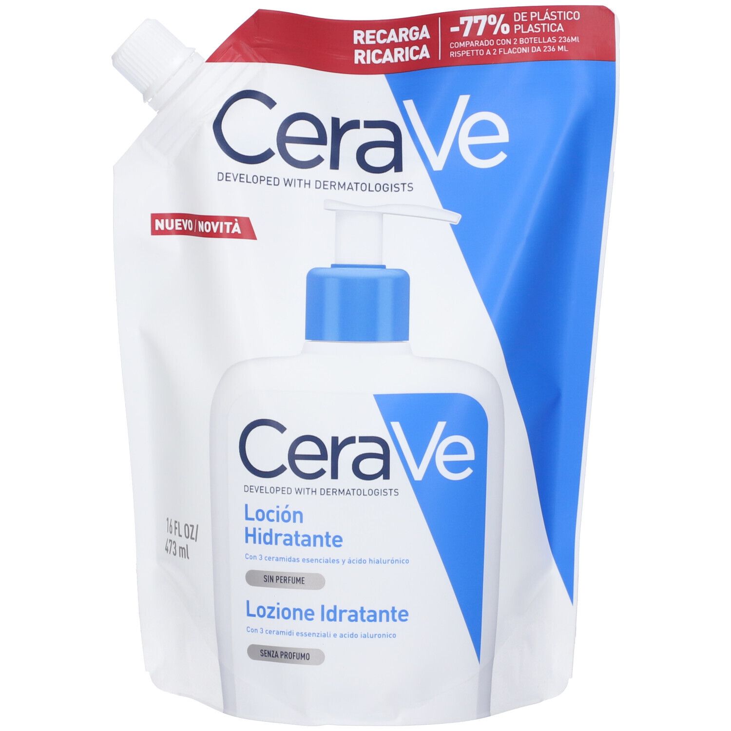 CeraVe Lozione Idratante Corpo Formato Ricarica