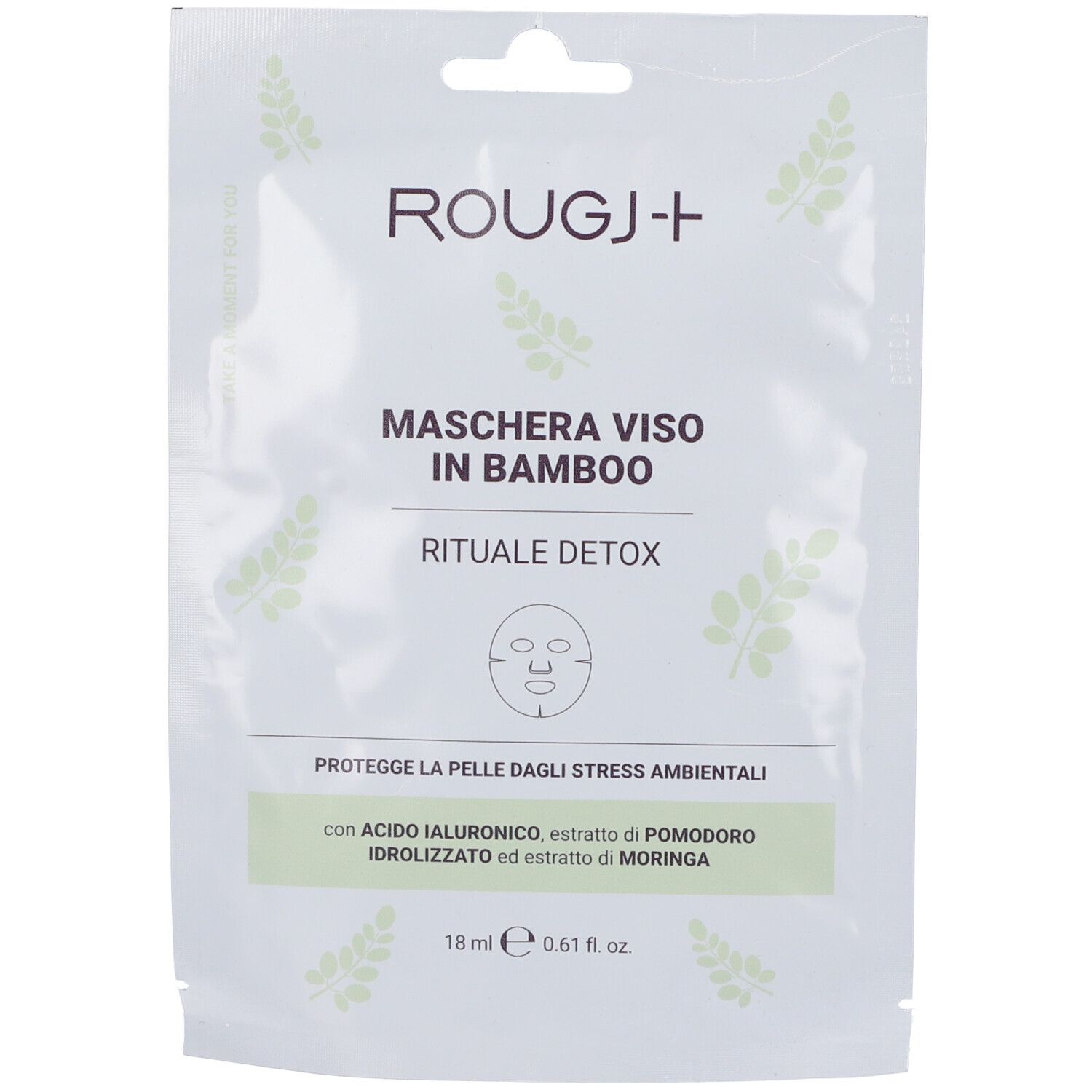 Rougj+ Maschera Viso In Tessuto Rituale Detox