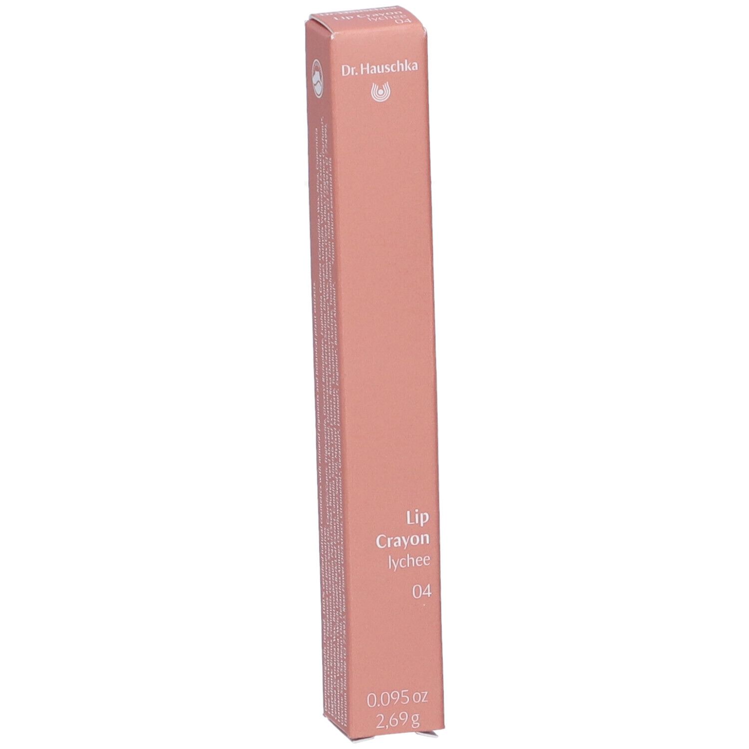 Matita labbra Dr. Hauschka Litchi 04 in confezione rosa.