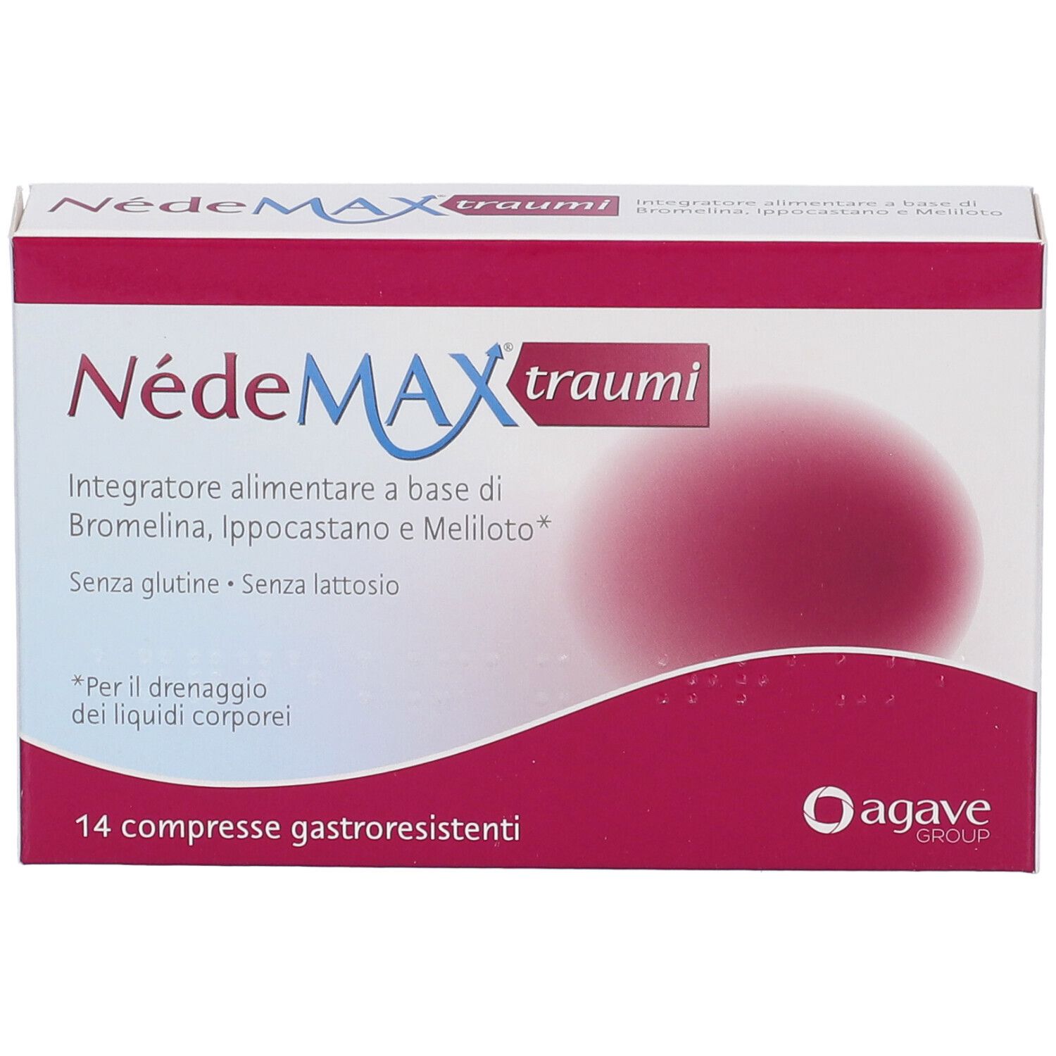 Confezione per NédeMAXtraumi, 14 compresse gastroresistenti.