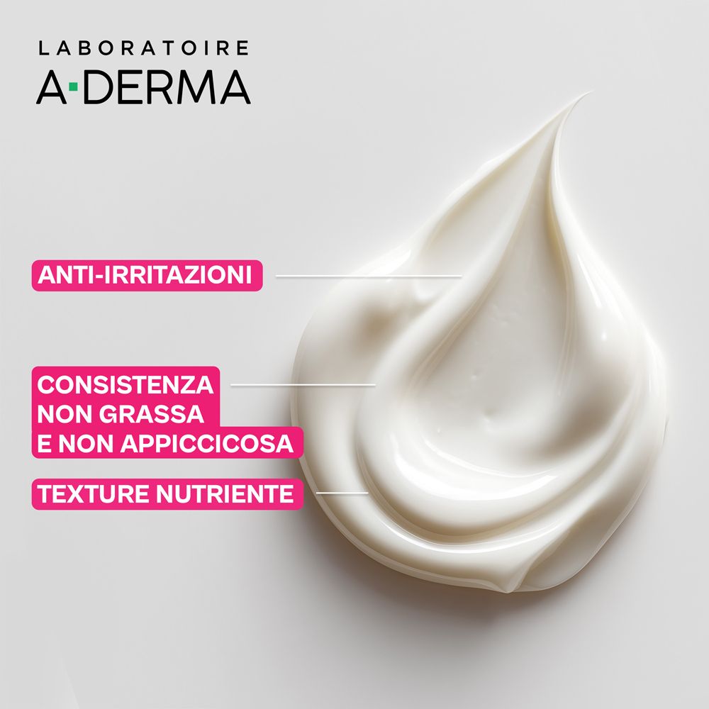 Texture balsamo lenitivo A-Derma Exomega, non grassa.