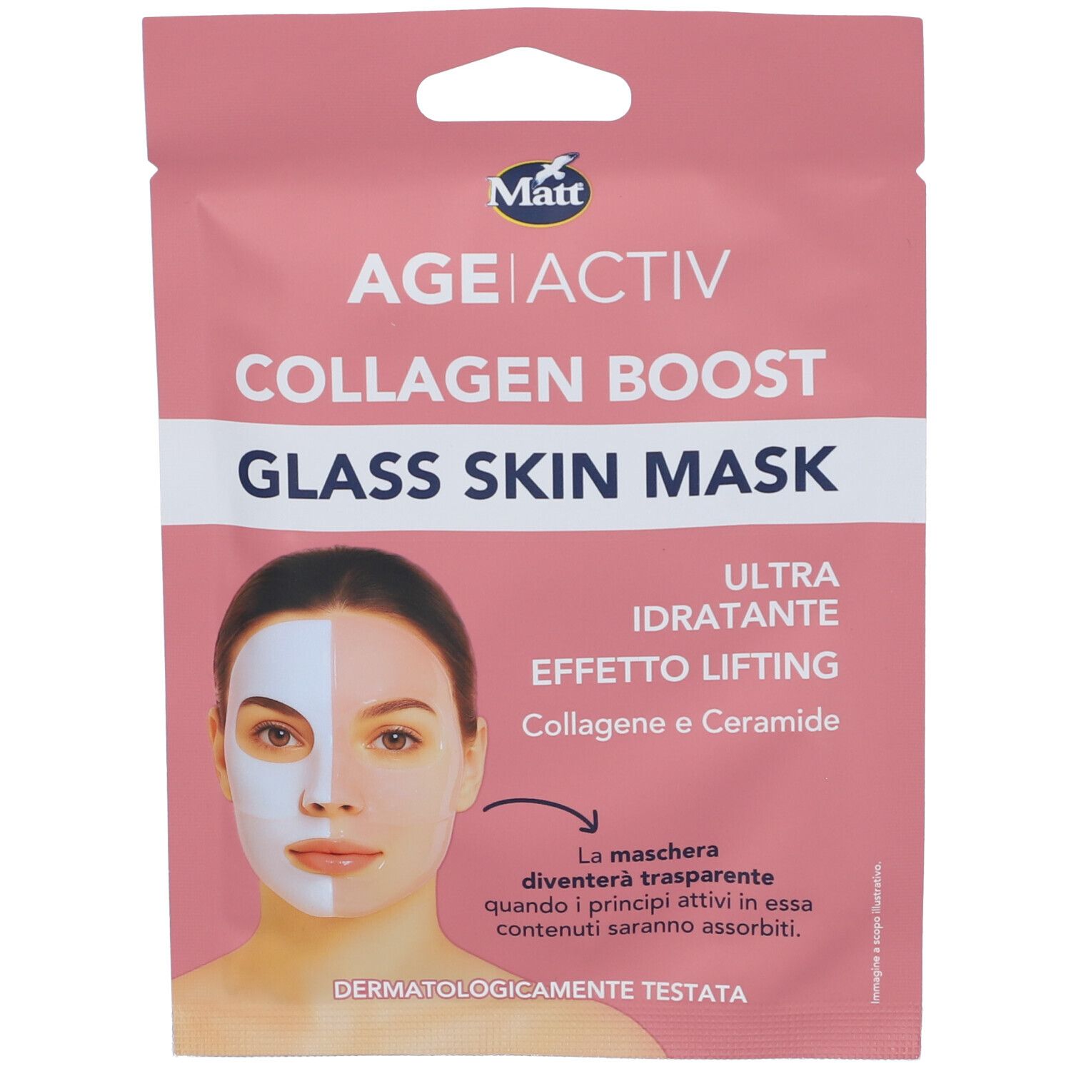 Matt Ageactive Glass Skin Mask Collagen Boost - Risparmia il 10% con il codice: aed0726