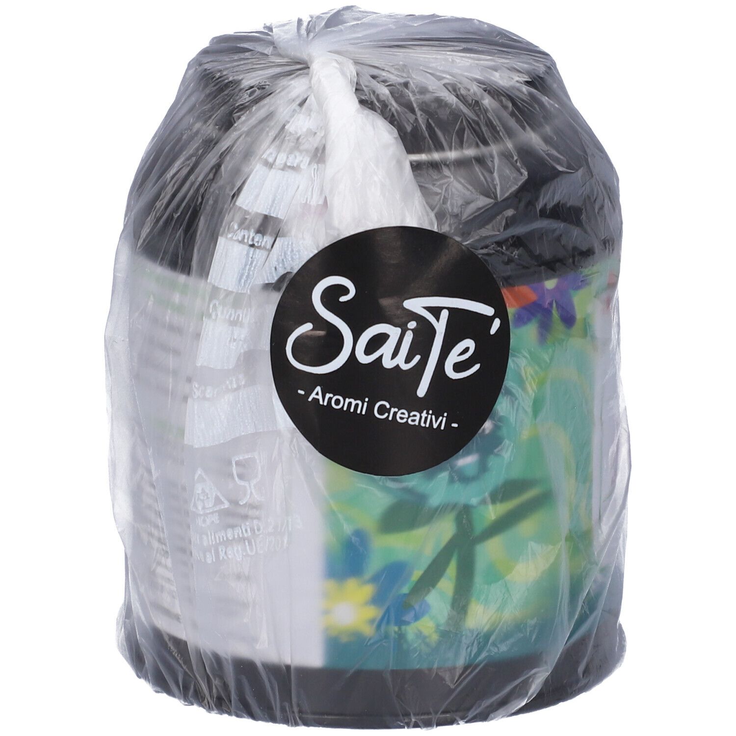 Tisane SaiTe "I Fiori Parlanti" in barattolo rotondo, confezionato in plastica.