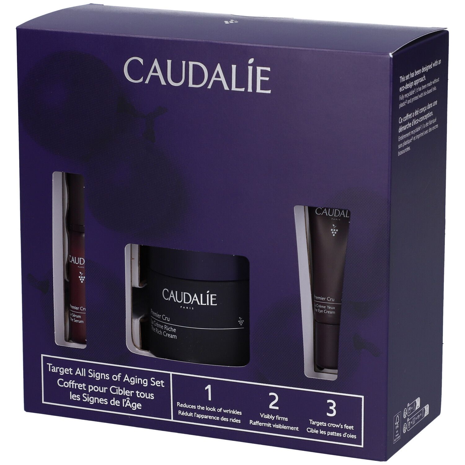 Caudalie Spring Set Premier Cru 2026 Siero + Crema Ricca + Crema Occhi