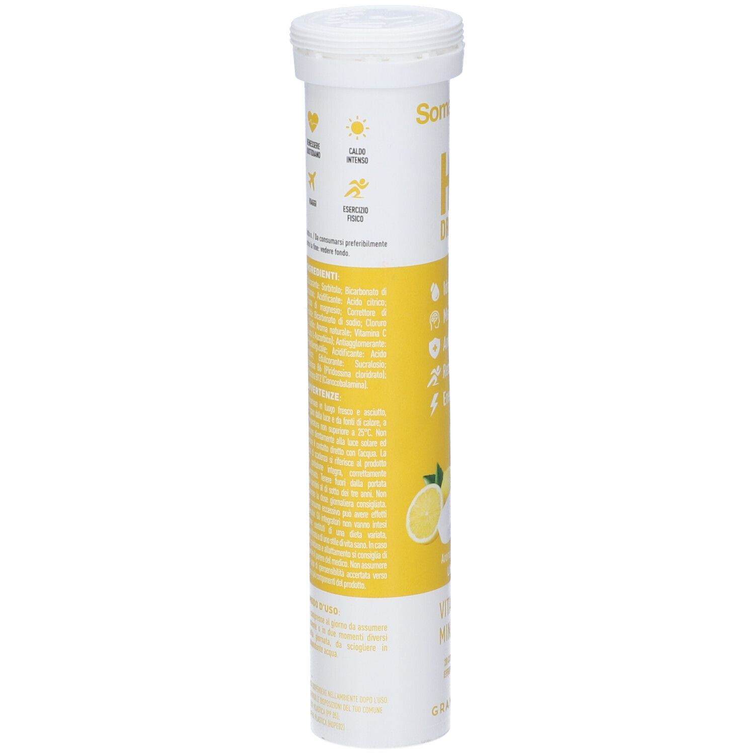 Tubo Somatoline Hydrop, retro con ingredienti e istruzioni per l'uso.