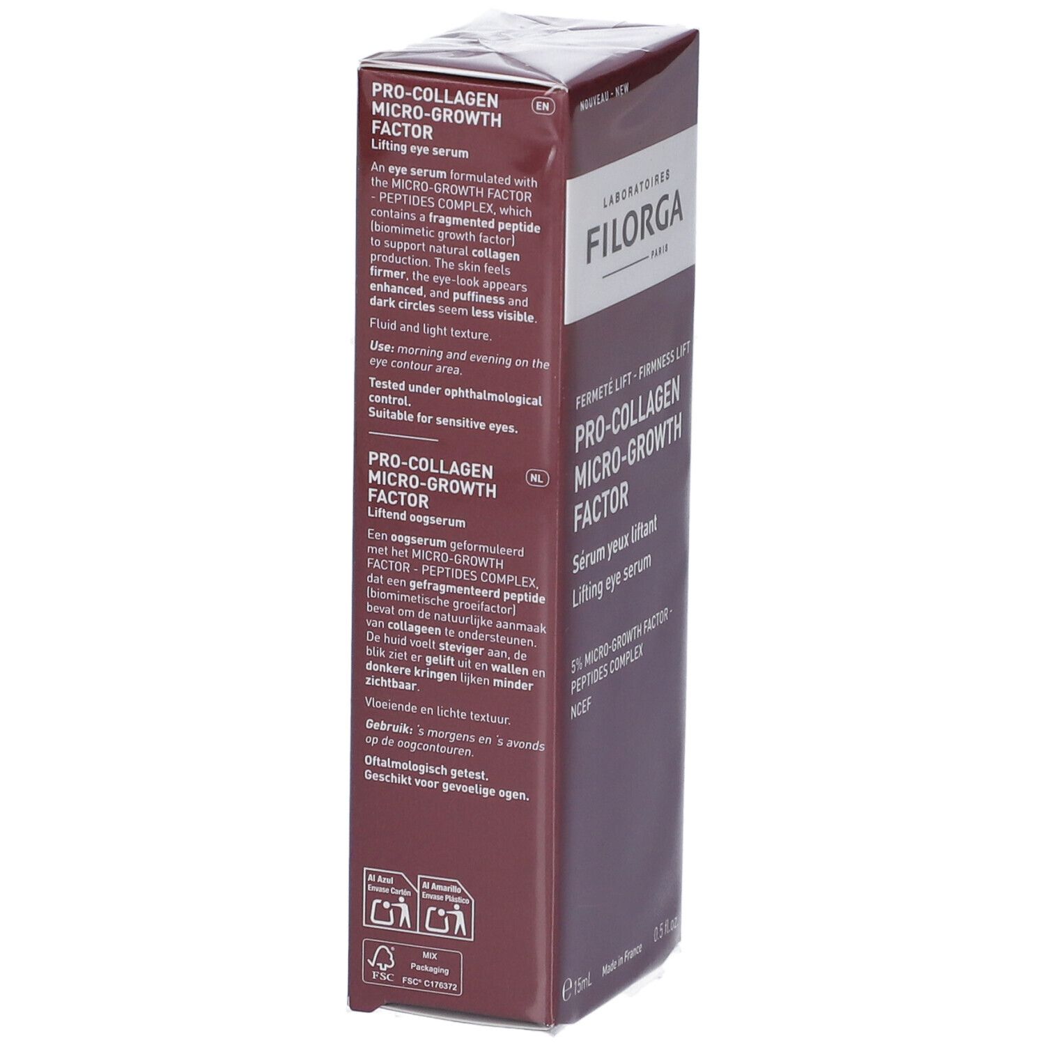 Siero occhi liftante Filorga "Pro-Collagen Micro-Growth Factor", 15ml.