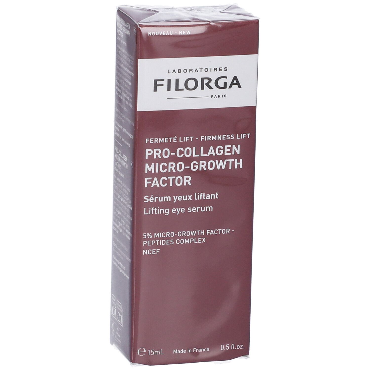 Filorga Pro-Collagen Micro-Growth Factor Siero Occhi Liftante in confezione da 15ml.