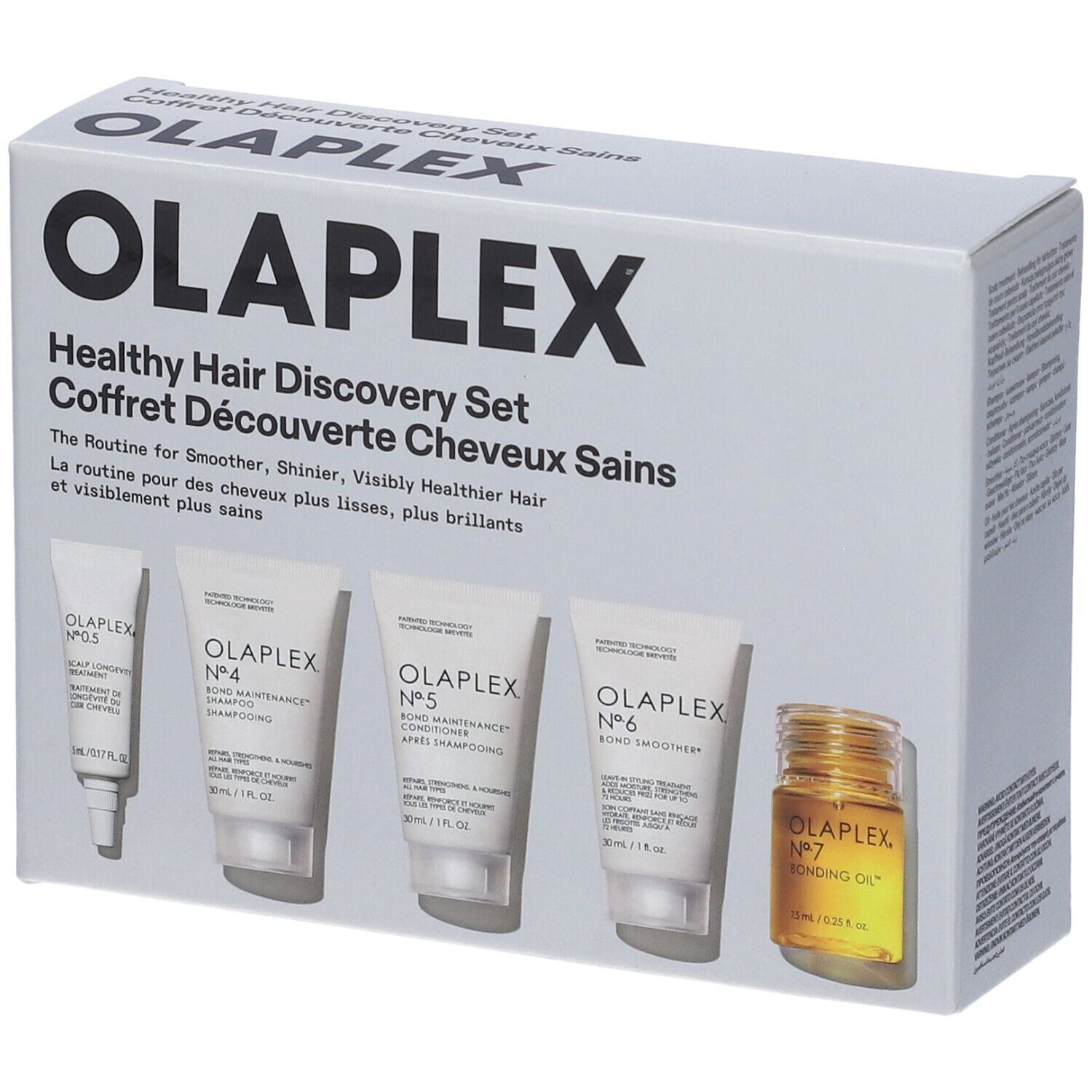 Olaplex The Healthy Discovery Set Shampoo + Balsamo + Siero + Crema per Styling + Olio Capelli