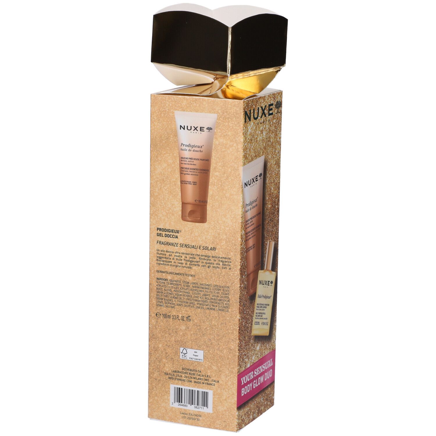 Nuxe Prodigieux Lozione Corpo Glow in tubo da 100ml.
