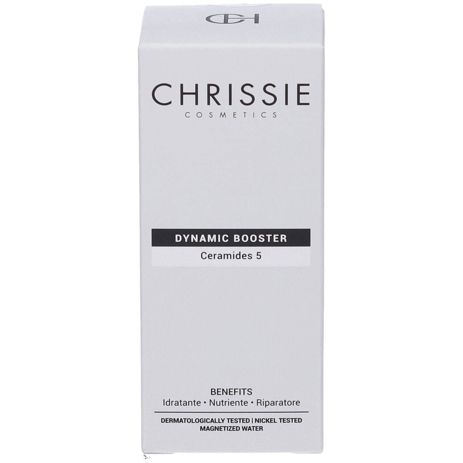Confezione Chrissie Cosmetics Dynamic Booster Ceramides 5, fronte.