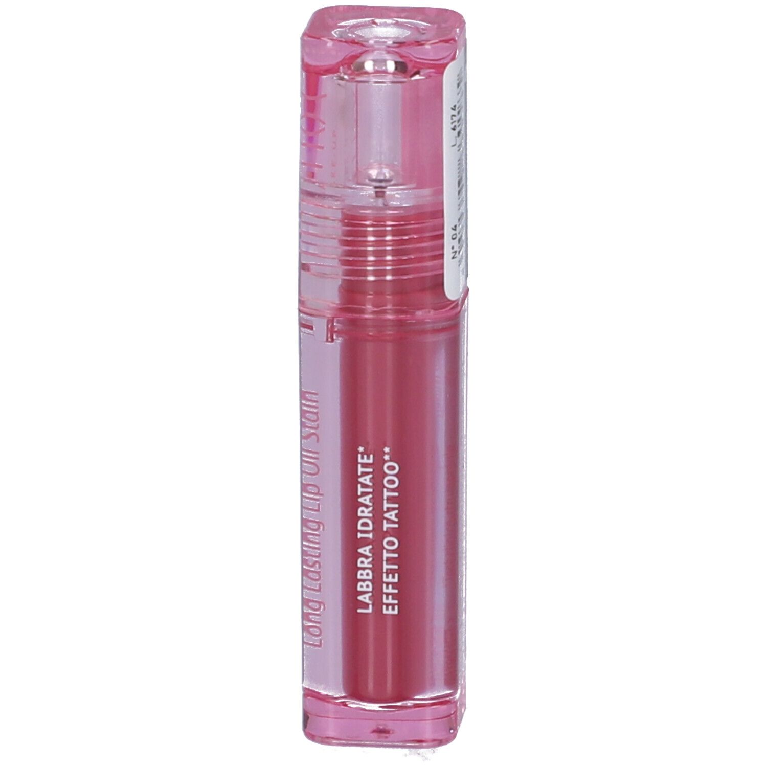 Astra Make-Up Aperitint Olio Stain Labbra, tonalità 04 Sherry, vista laterale.