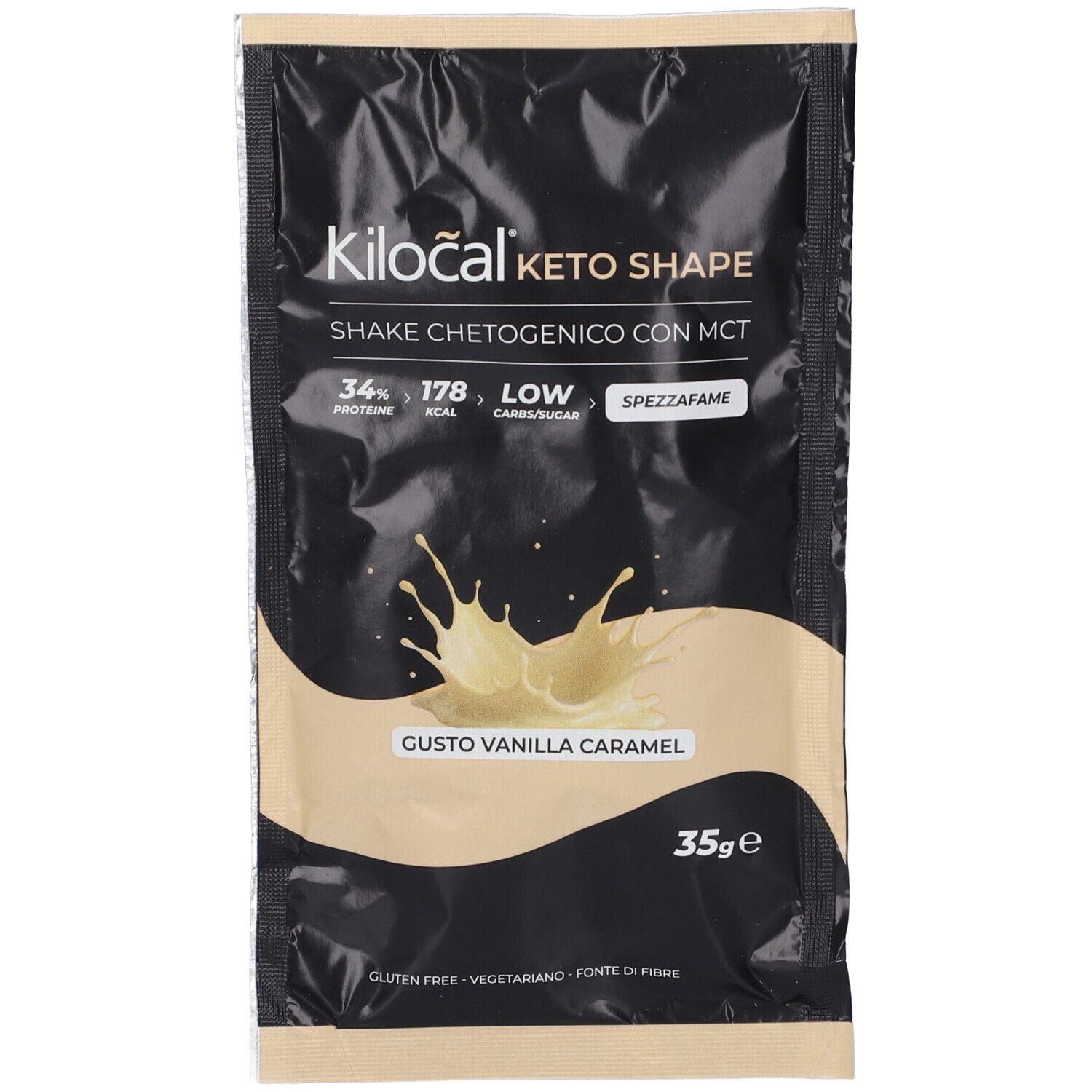 Kilocal Keto Shape Vaniglia Caramello Busta