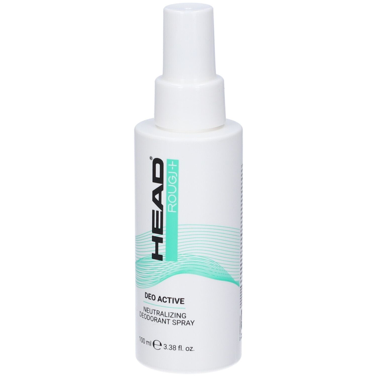 Flacone spray bianco con scritta HEAD ROUGE+. Contiene 100 ml di spray deodorante neutralizzante.
