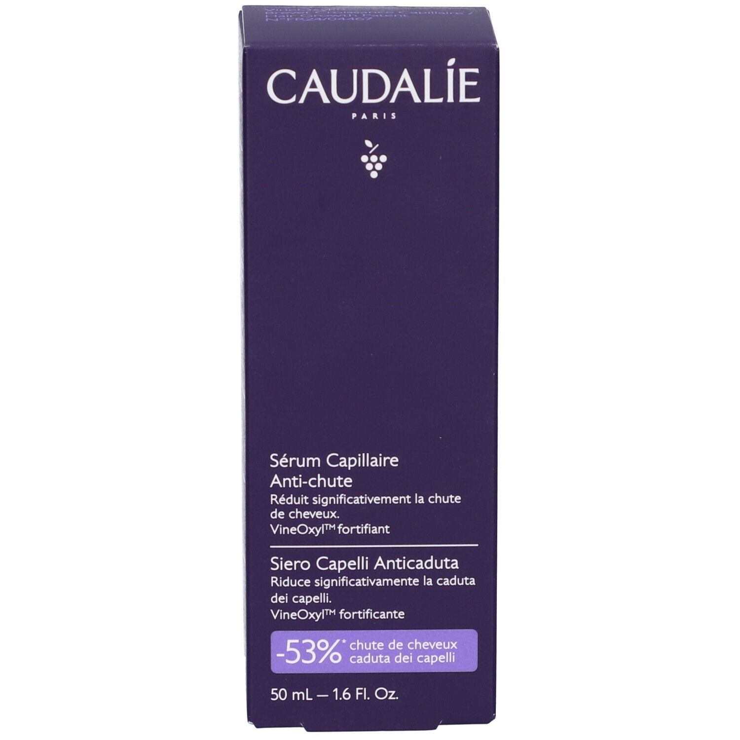 Confezione Siero Capelli Anticaduta Caudalie, con indicazione di sconto.