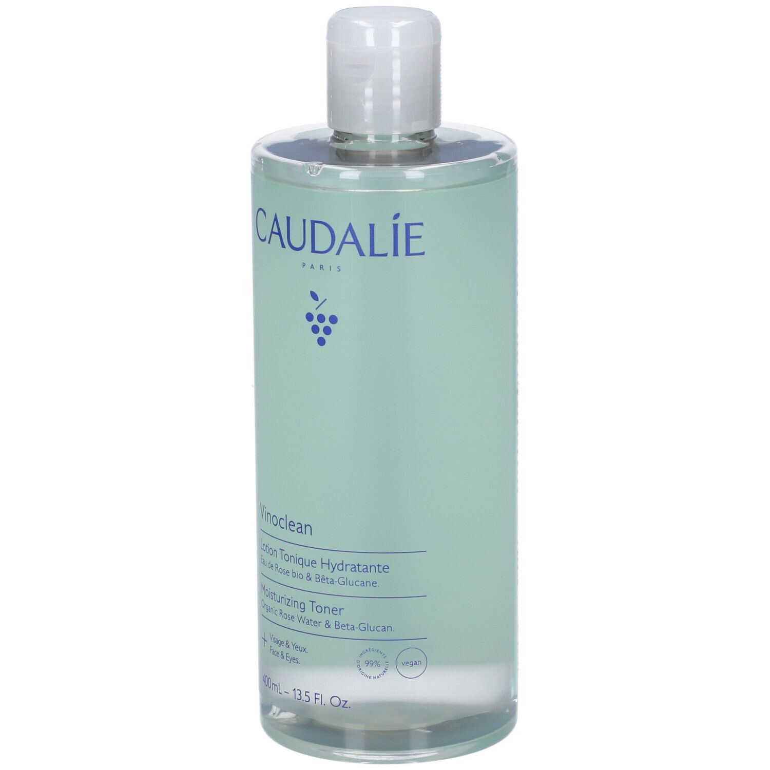 Flacone Caudalie Vinoclean Tonico Idratante con Acqua d'Uva.