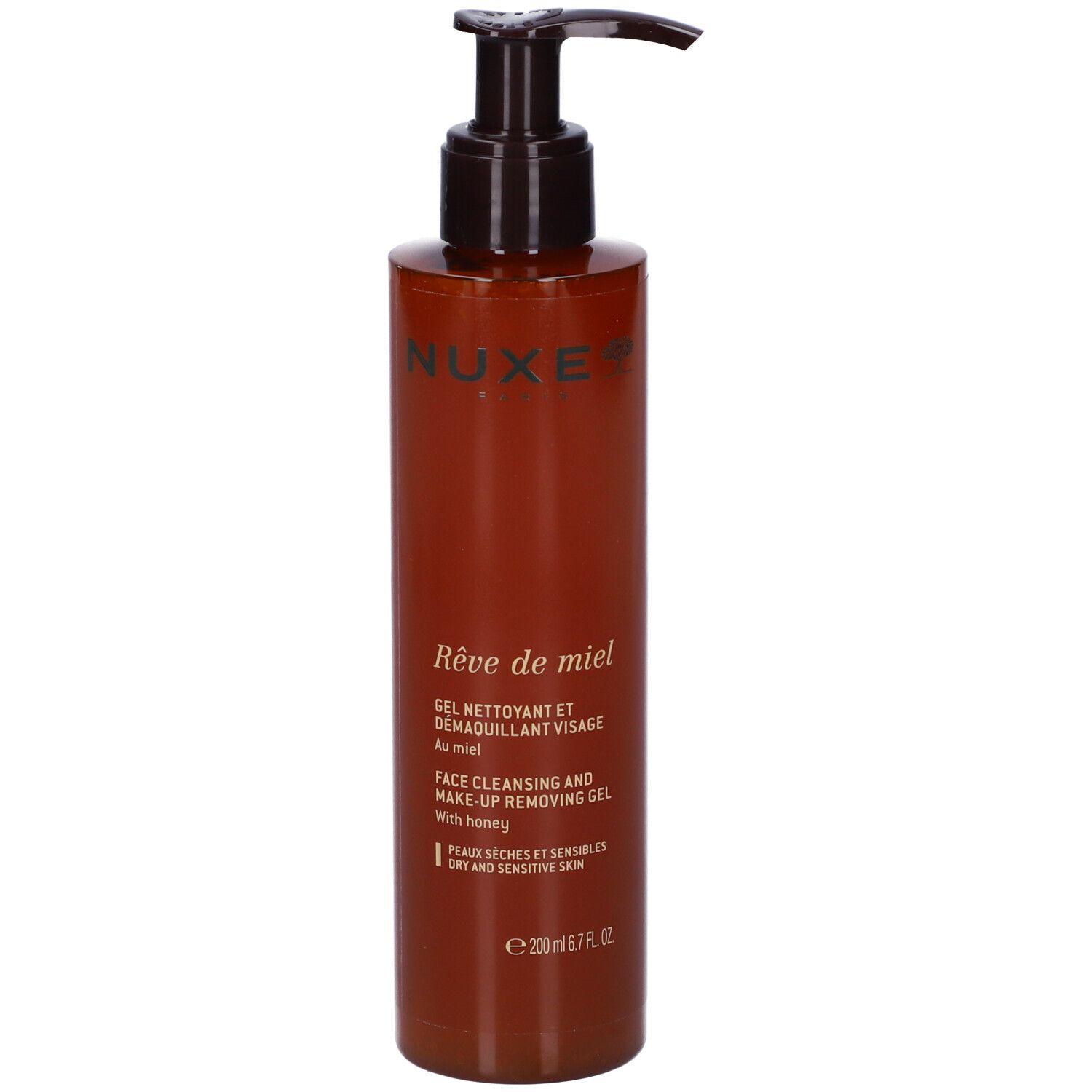 Nuxe Rêve de miel gel detergente e struccante viso, 200 ml.