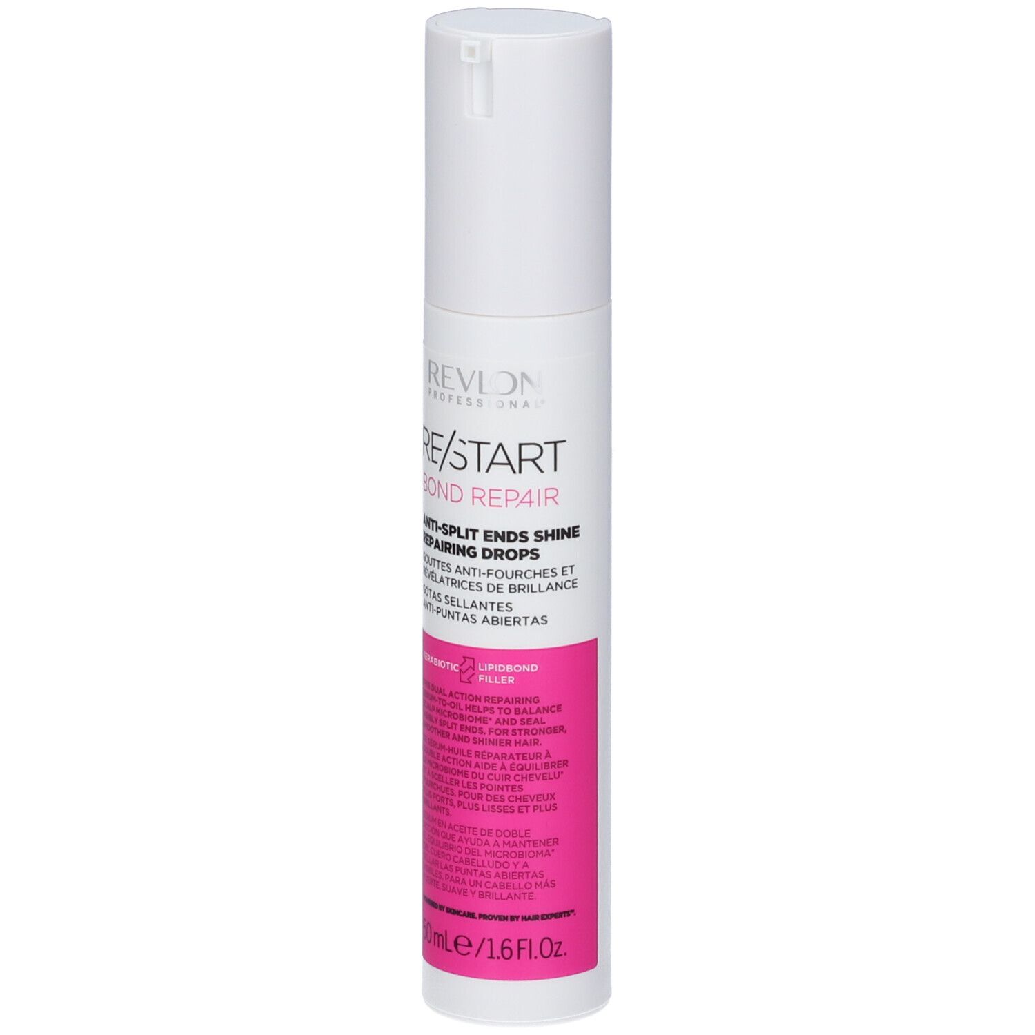 Flacone Revlon Re-Start Recovery Anti-Split Ends Sealing Drops con erogatore, 50ml.