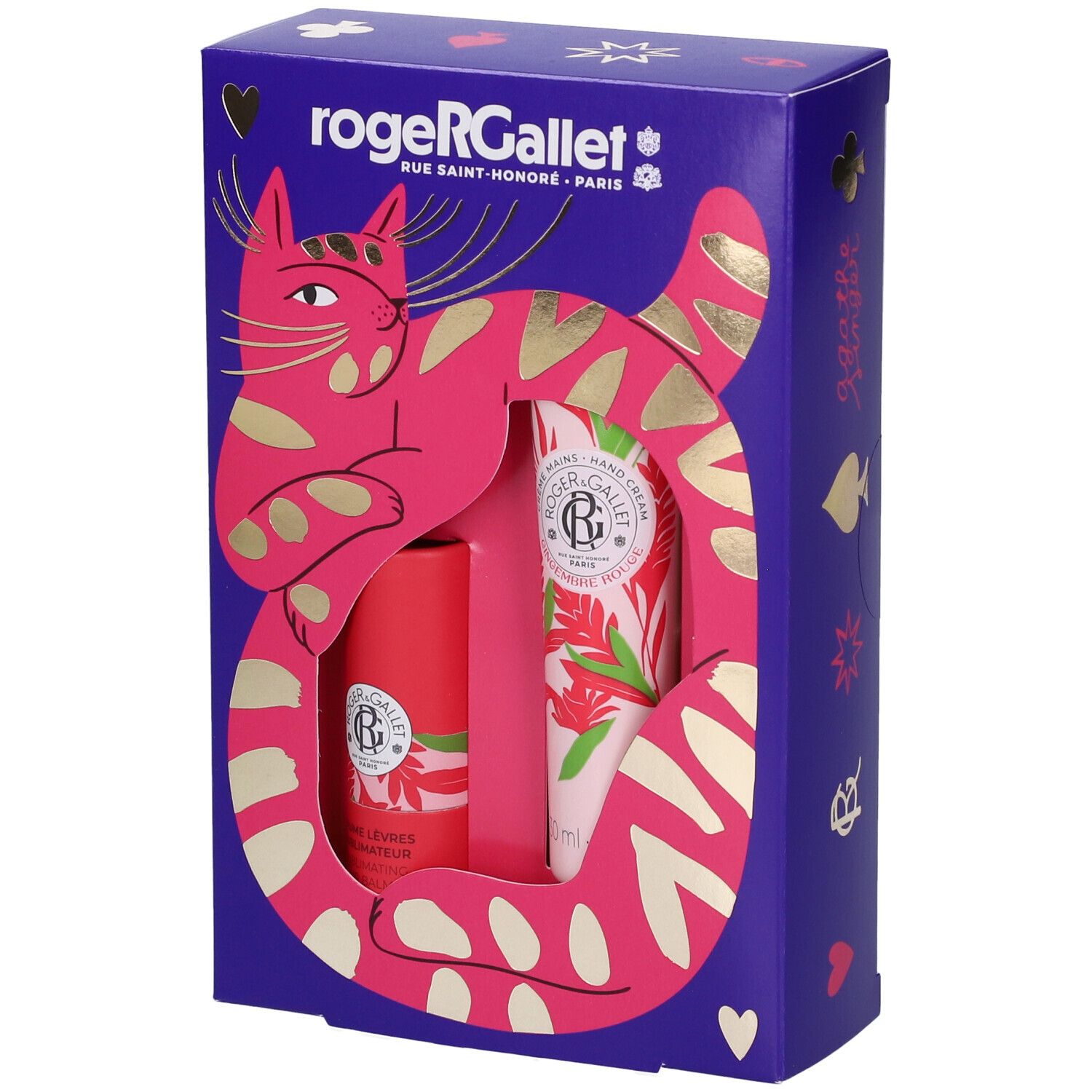 Roger&Gallet Set Natale Gingembre Rouge Duo Mani Labbra