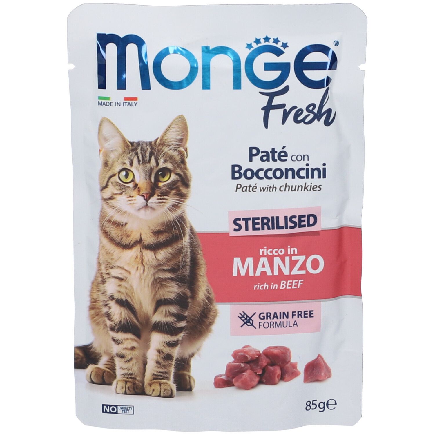 Monge Fresh Cat Sterilised Manzo