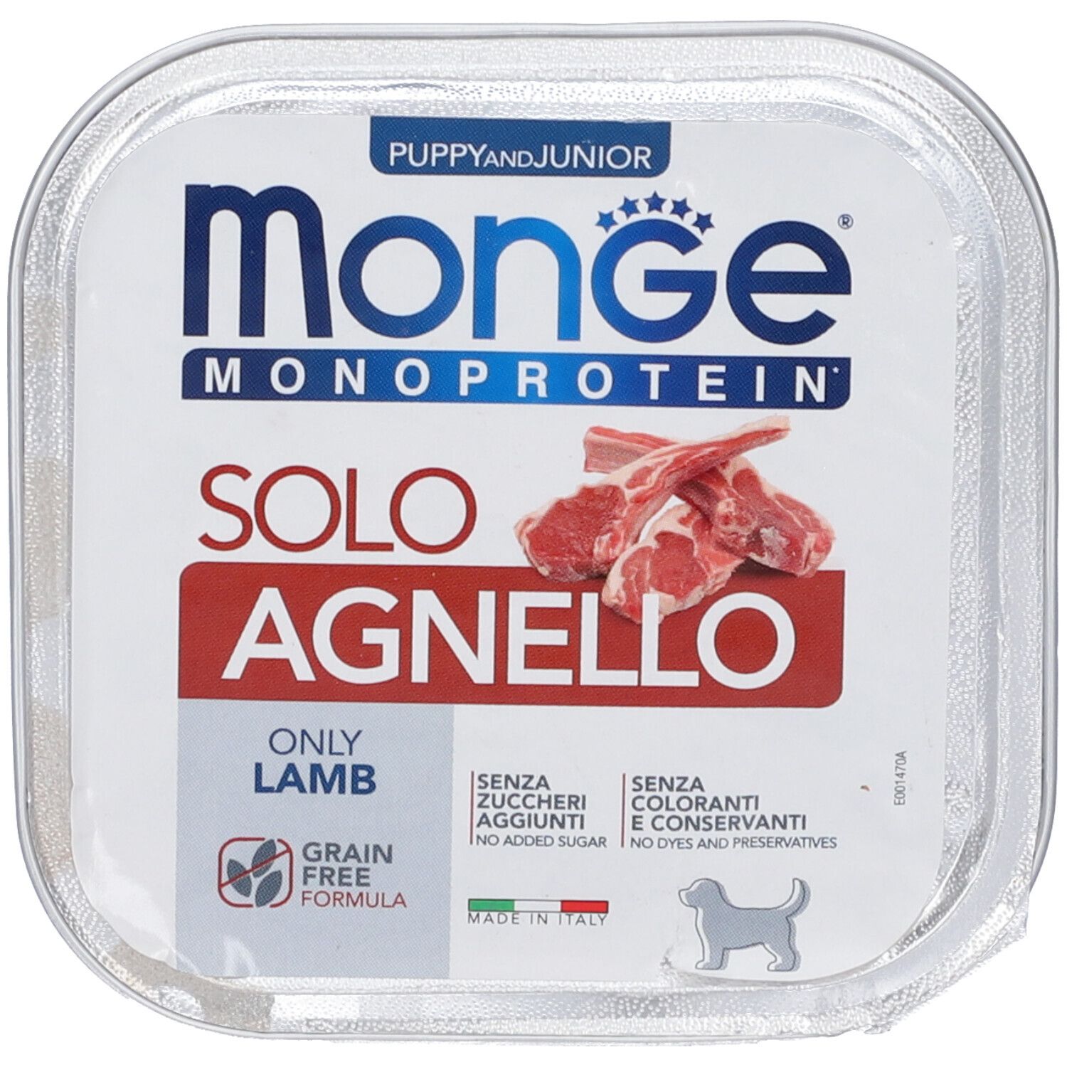 Monge Dog Puppy & Junior Monoprotein Solo Agnello