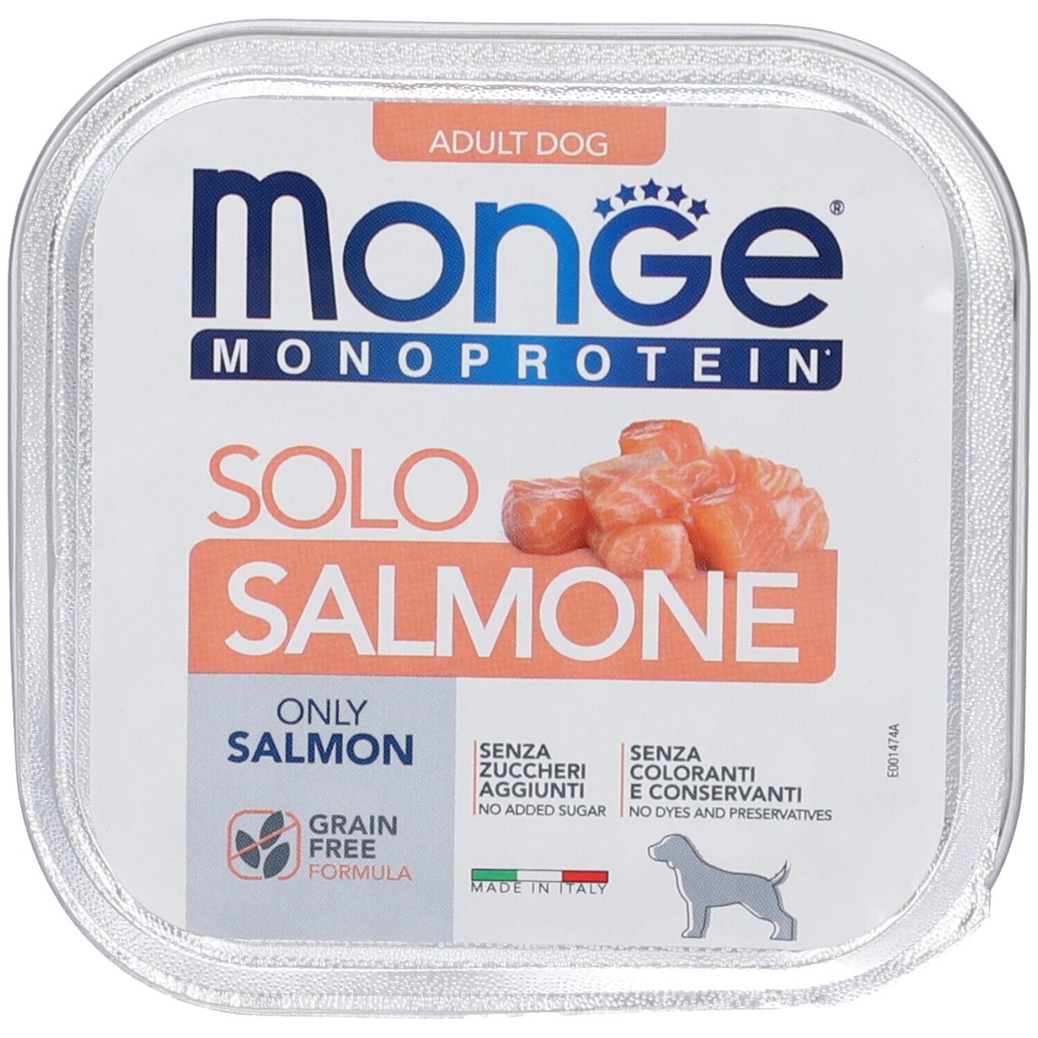 Monge Dog Monoprotein Adult Solo Salmone