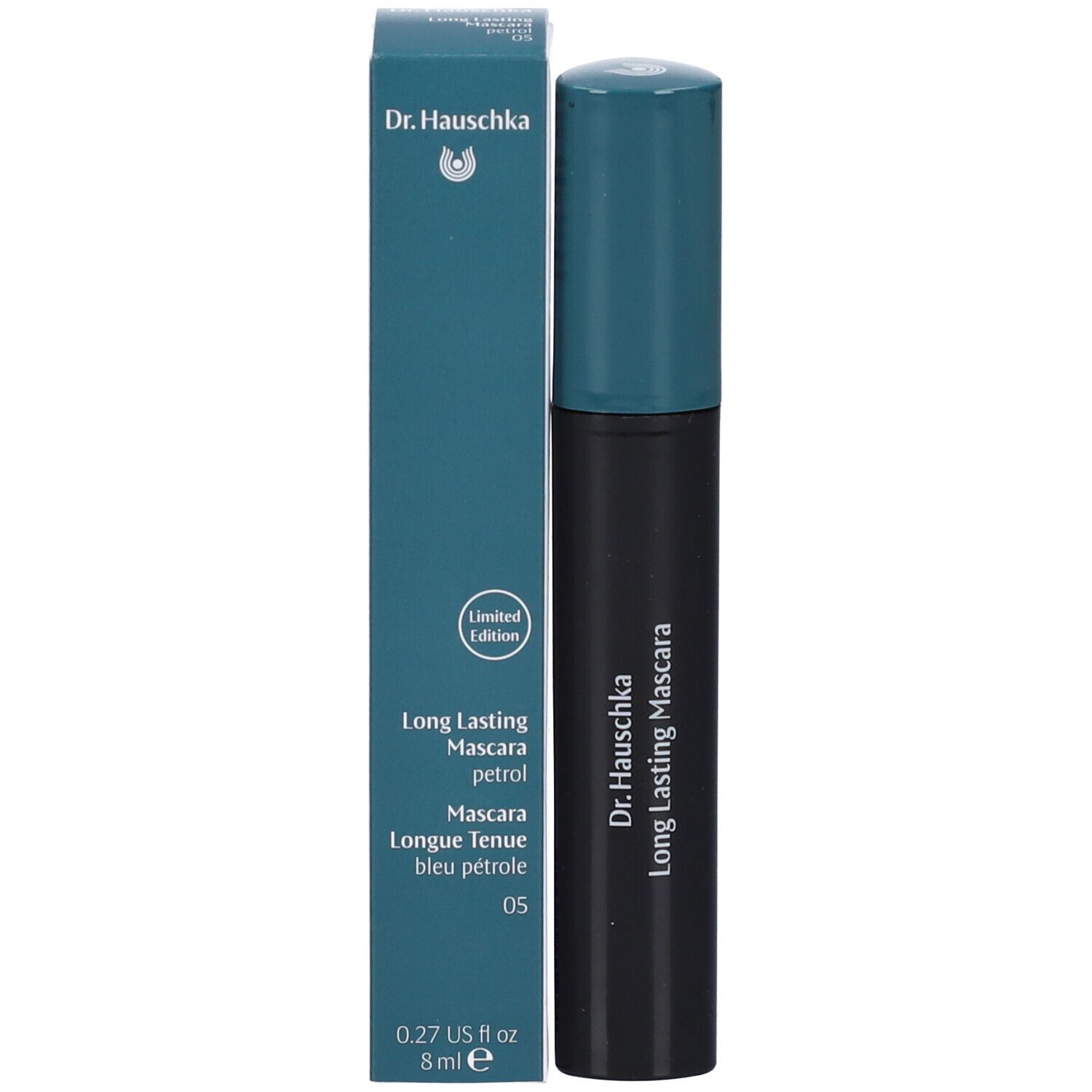 Mascara lunga tenuta Dr. Hauschka Petrol, edizione limitata, 8ml.