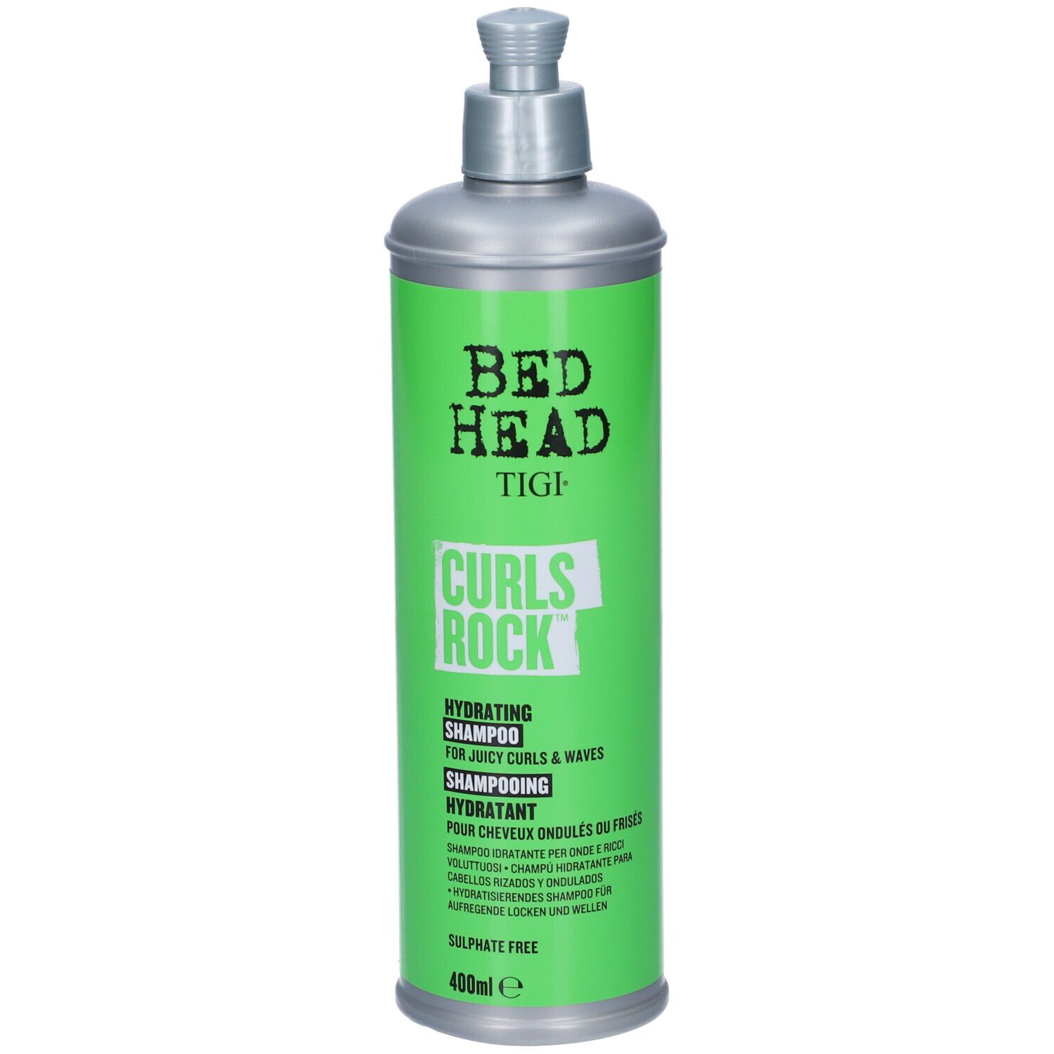 Bed Head TIGI Curls Rock shampoo idratante per capelli ricci, 400ml.