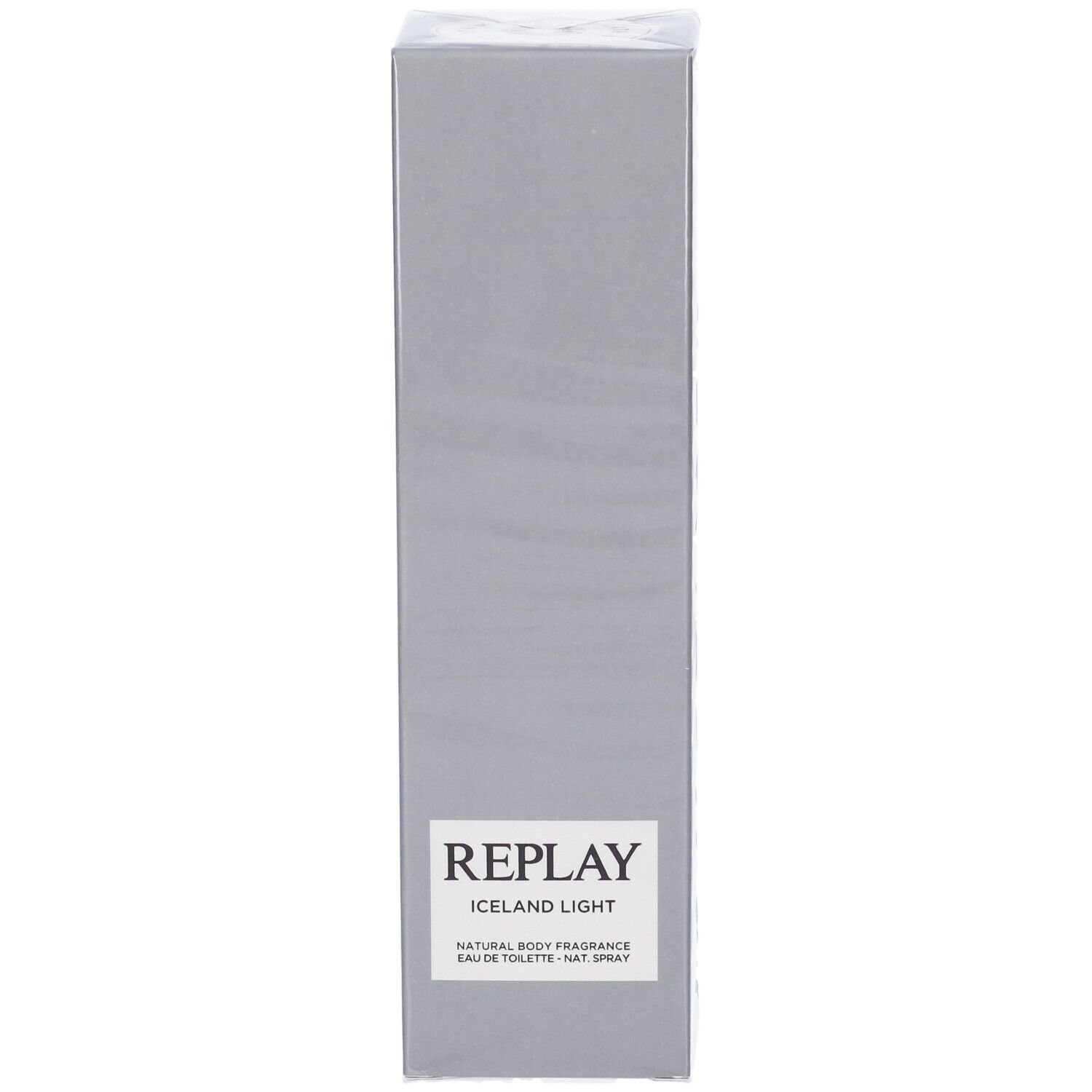 Replay Iceland Light Eau de Toilette, confezionato.