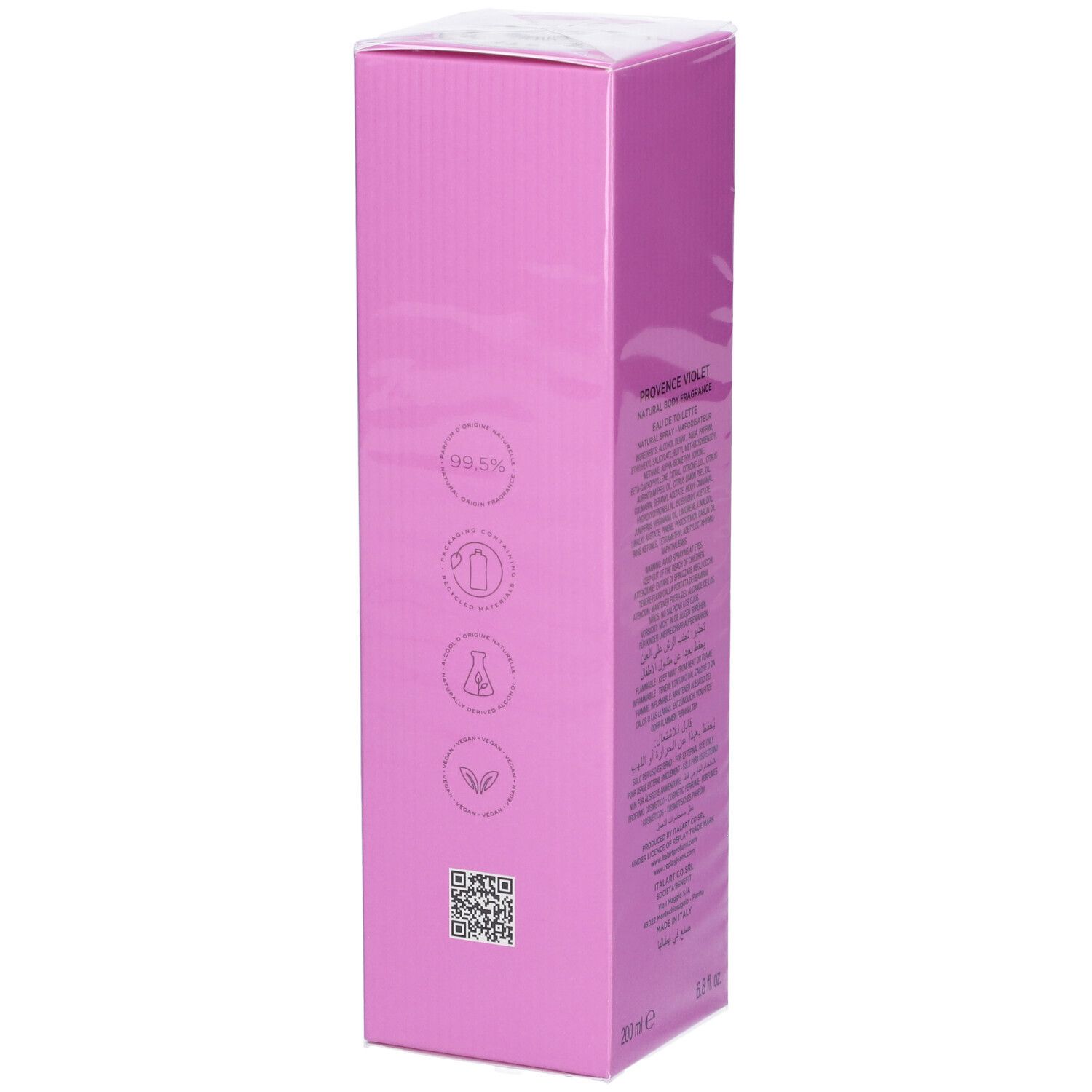 Confezione per un prodotto per la cura del corpo, 200 ml.