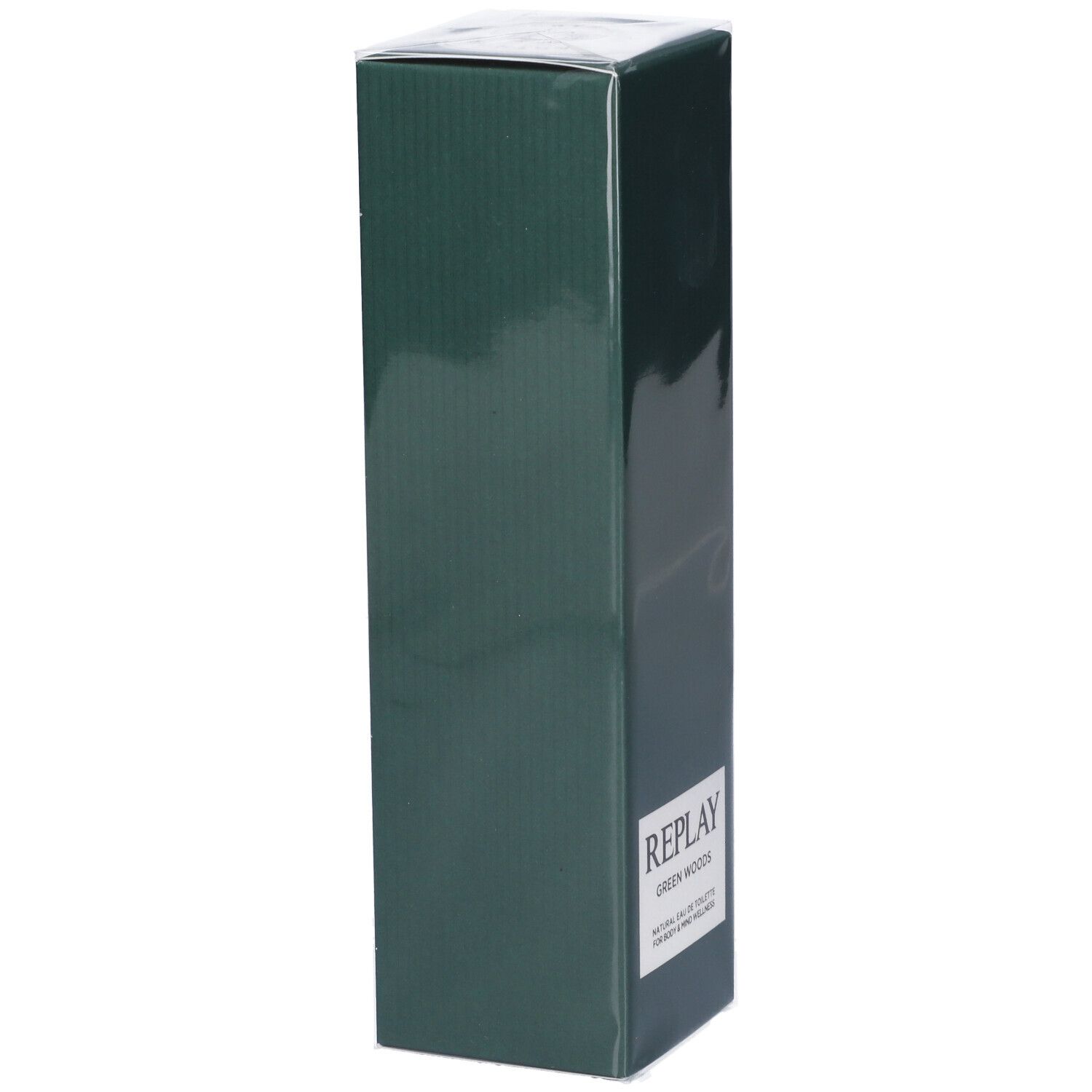 Confezione in cartone Replay Green Woods Eau de Toilette.