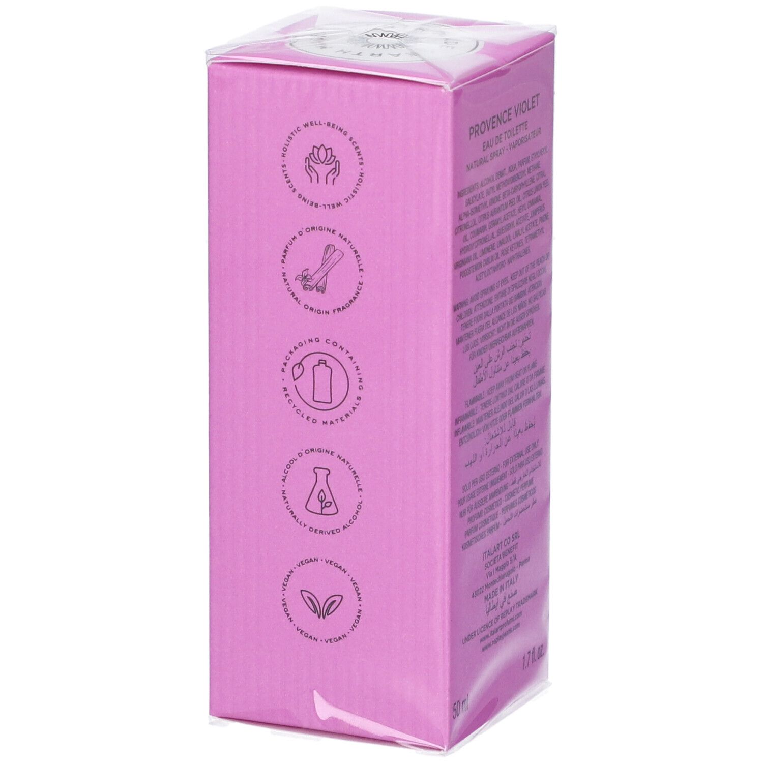 Confezione per Eau de Toilette Provence Violet, 50 ml.