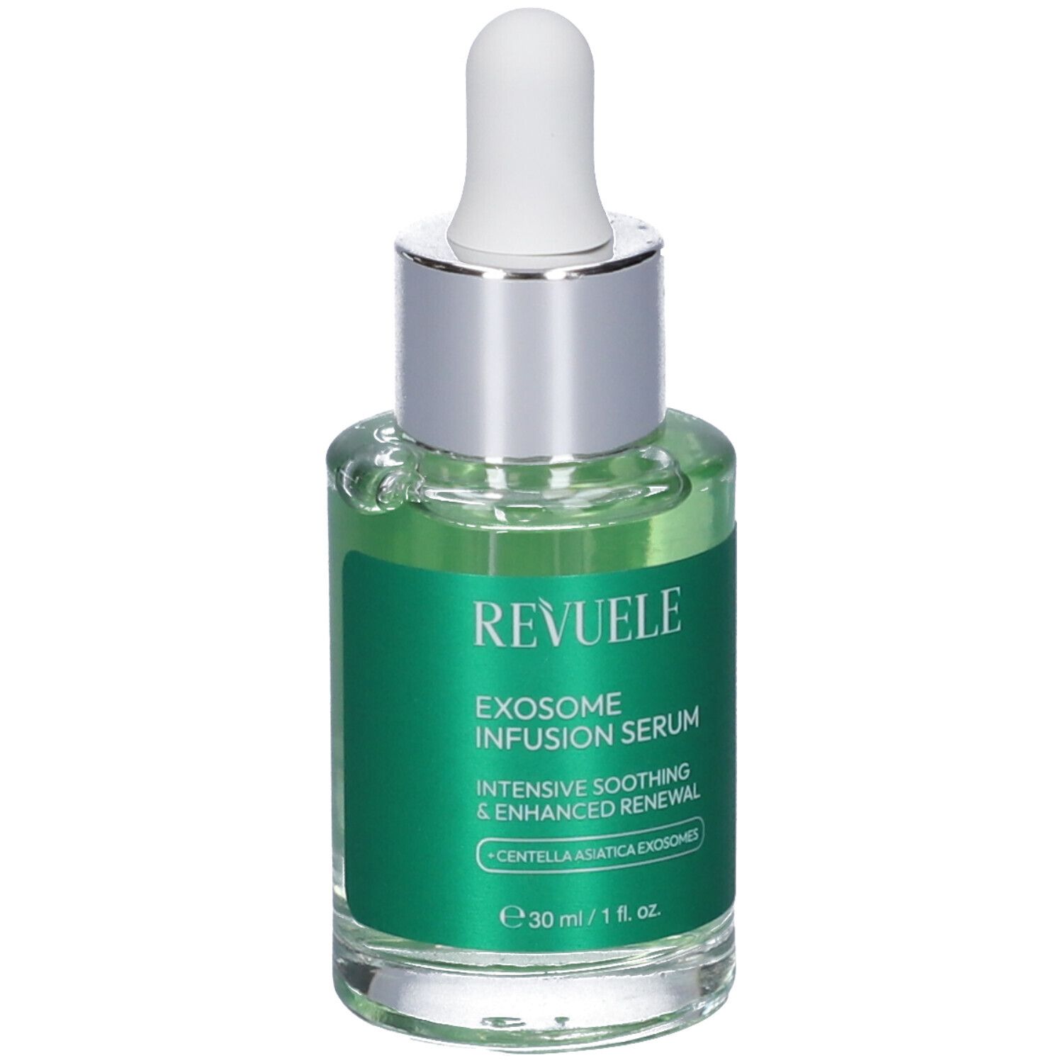 Siero Revuele Exosome Infusion in flacone di vetro con contagocce. 30 ml / 1 fl. oz.