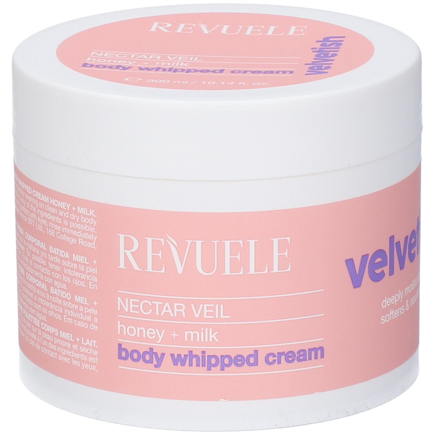 REVUELE NECTAR VEIL body whipped cream miele + latte, 350ml.
